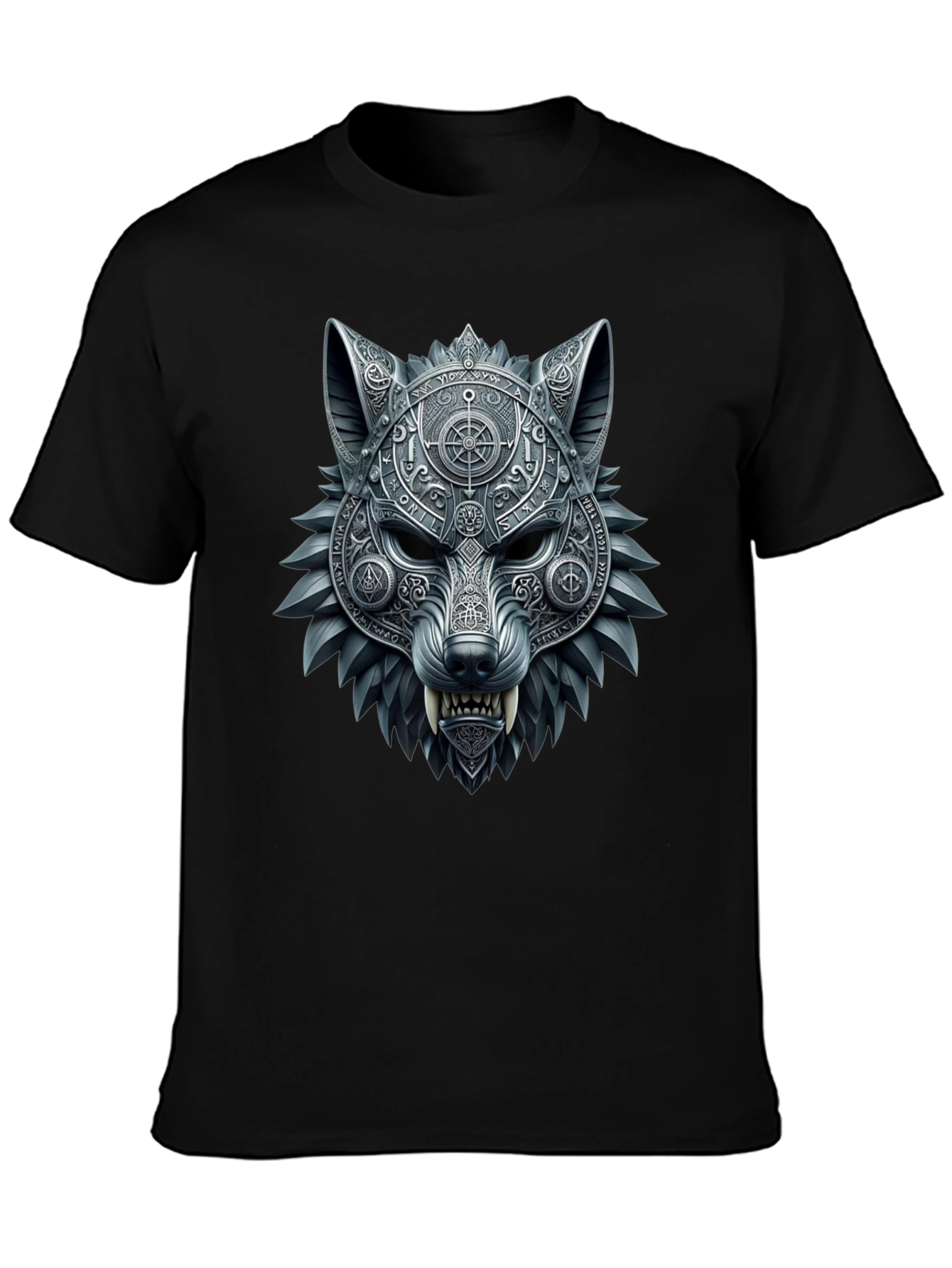 Viking Wolf Head Graphic Tee