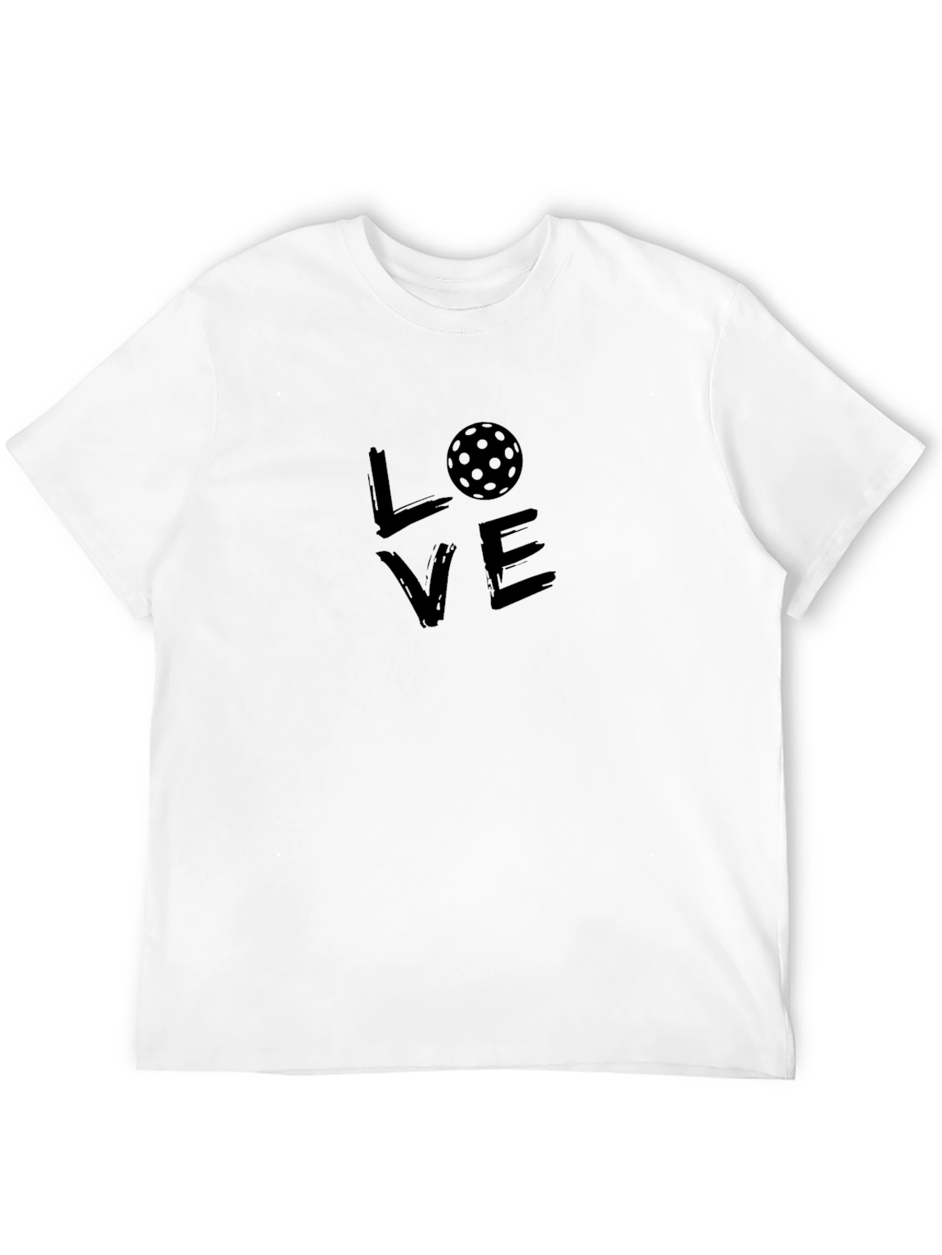 Pickleball Love Graphic Tee - Black Unisex T-Shirt
