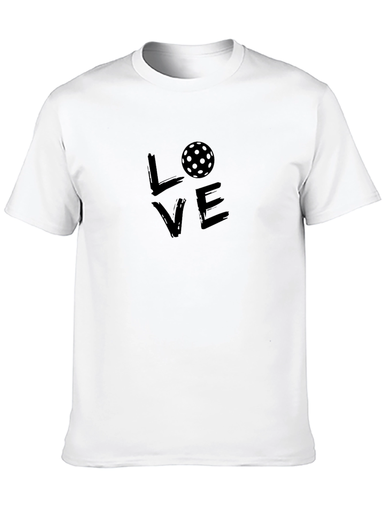 Pickleball Love Graphic Tee - Black Unisex T-Shirt