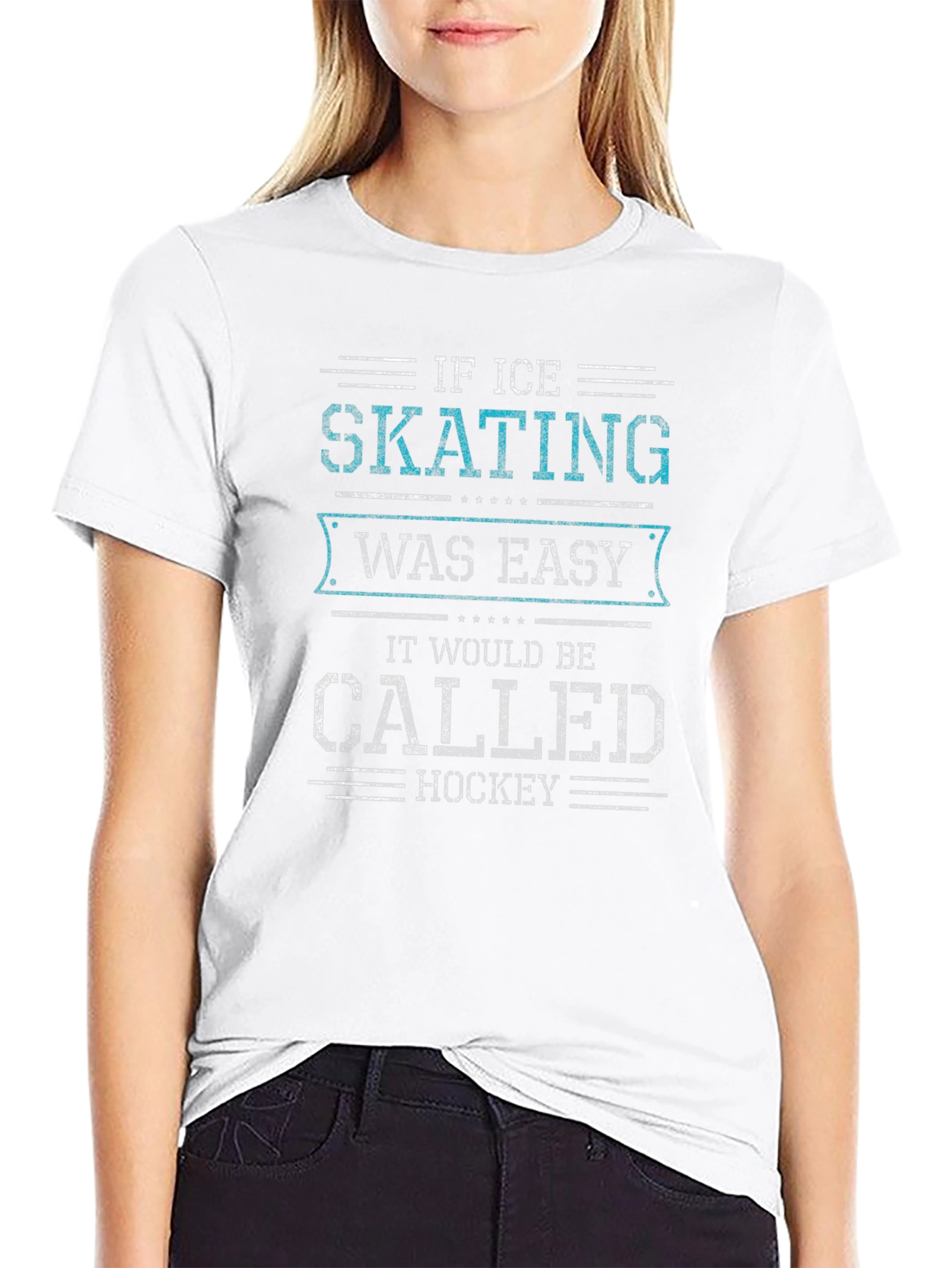 Ice Skating T-Shirt - If Skating Was Easy