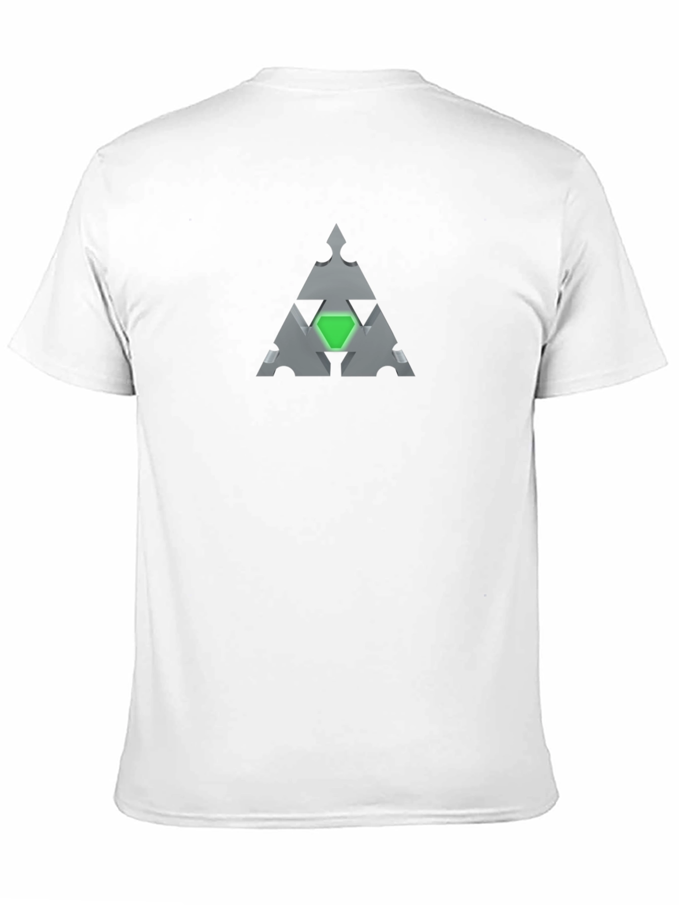 Geometric Triangle T-Shirt - Abstract Style