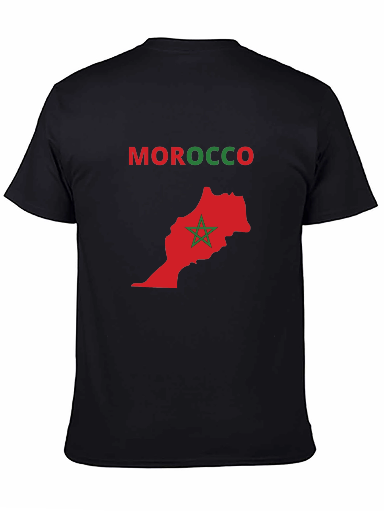Morocco Map T-Shirt - National Pride Tee