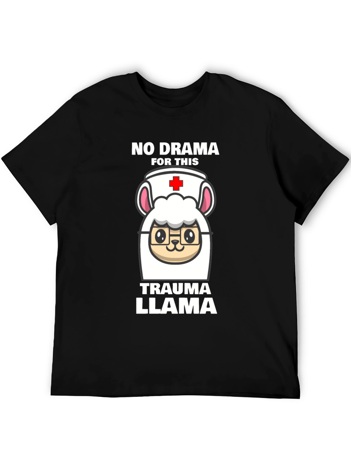 Trauma Llama Nurse T-Shirt - No Drama