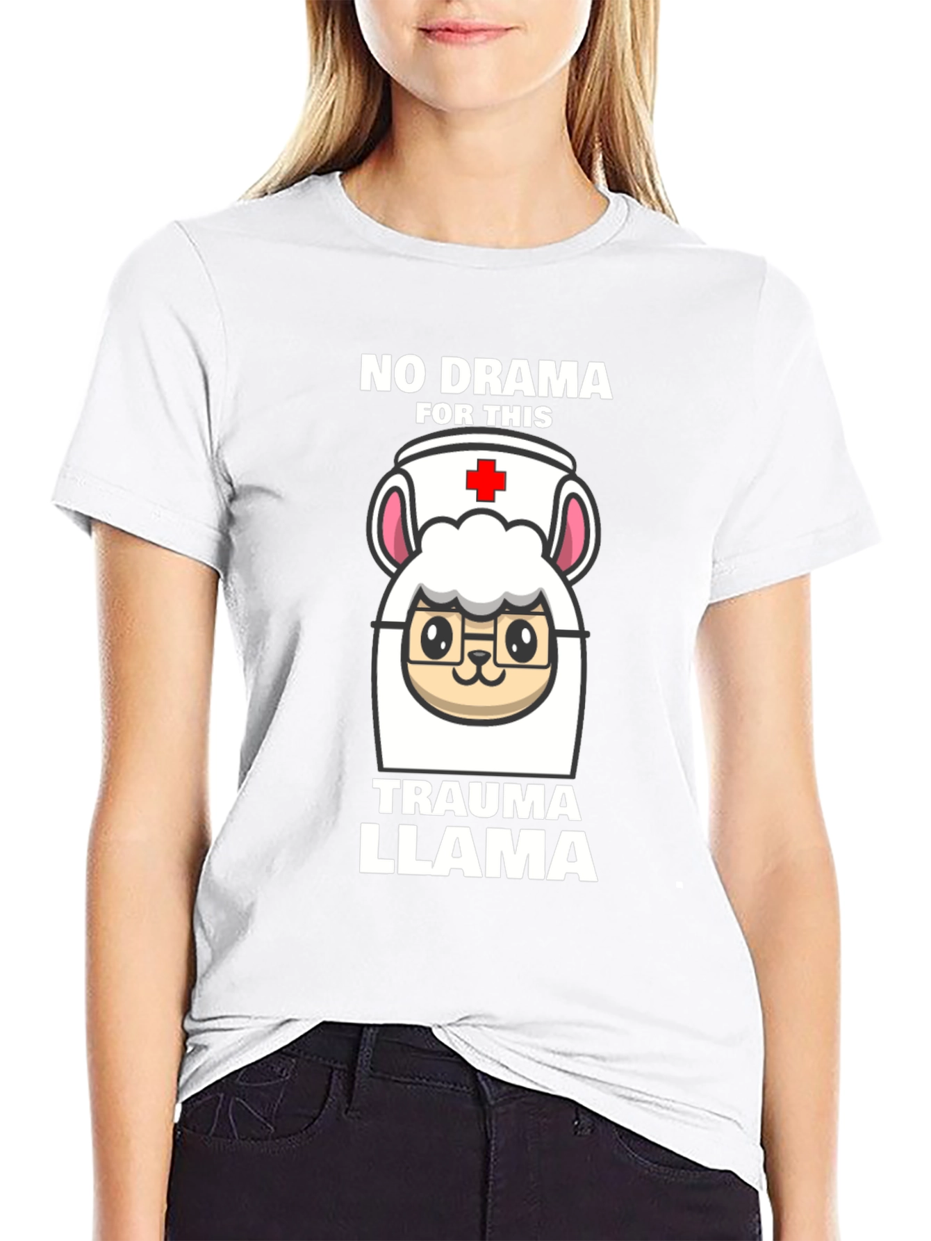 Trauma Llama Nurse T-Shirt - No Drama