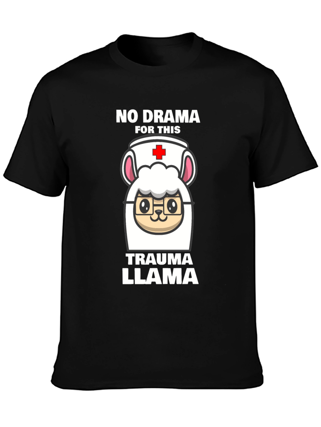 Trauma Llama Nurse T-Shirt - No Drama