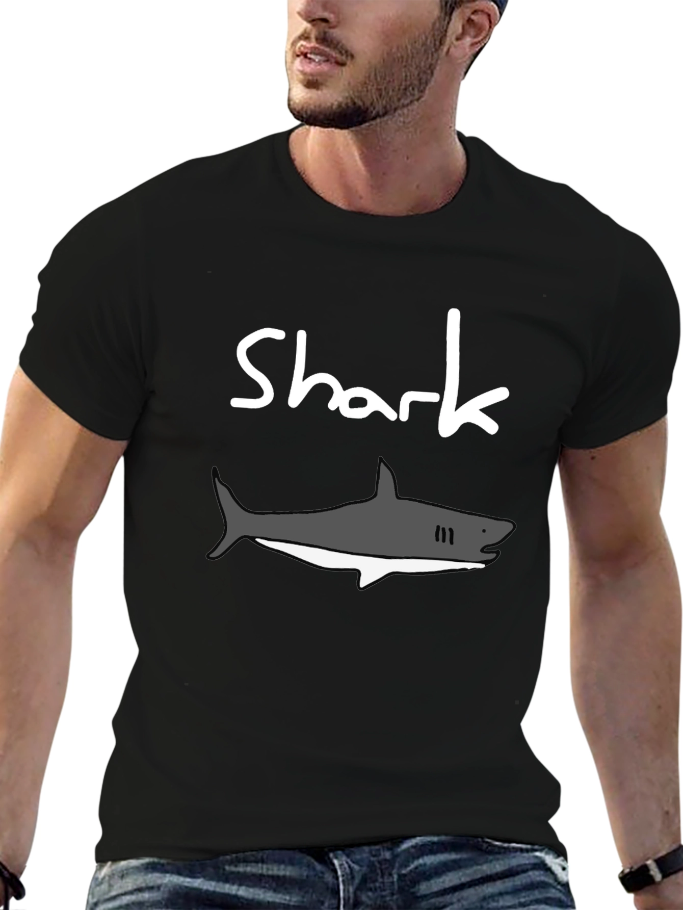 Shark Graphic T-Shirt - Casual Comfort Tee