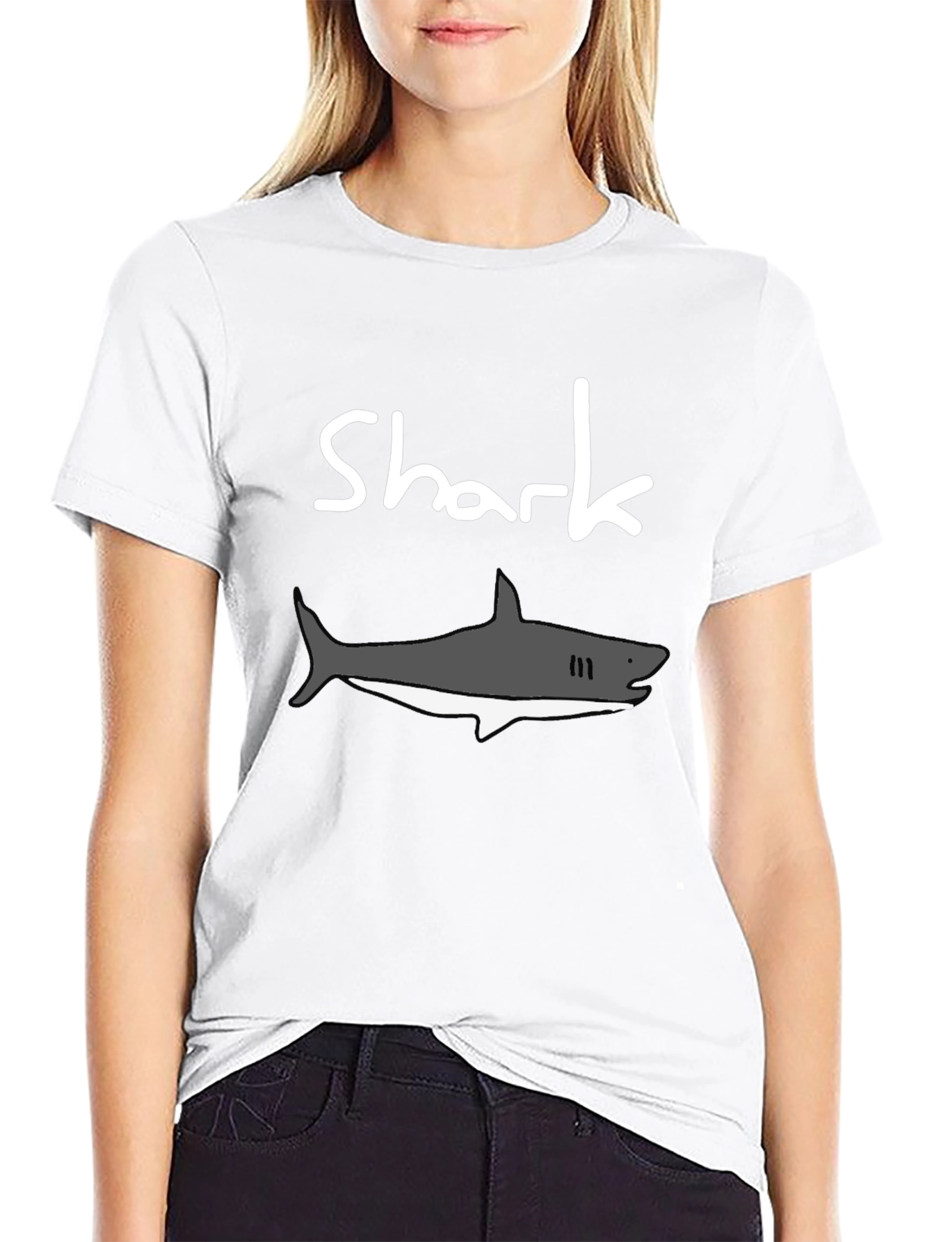 Shark Graphic T-Shirt - Casual Comfort Tee