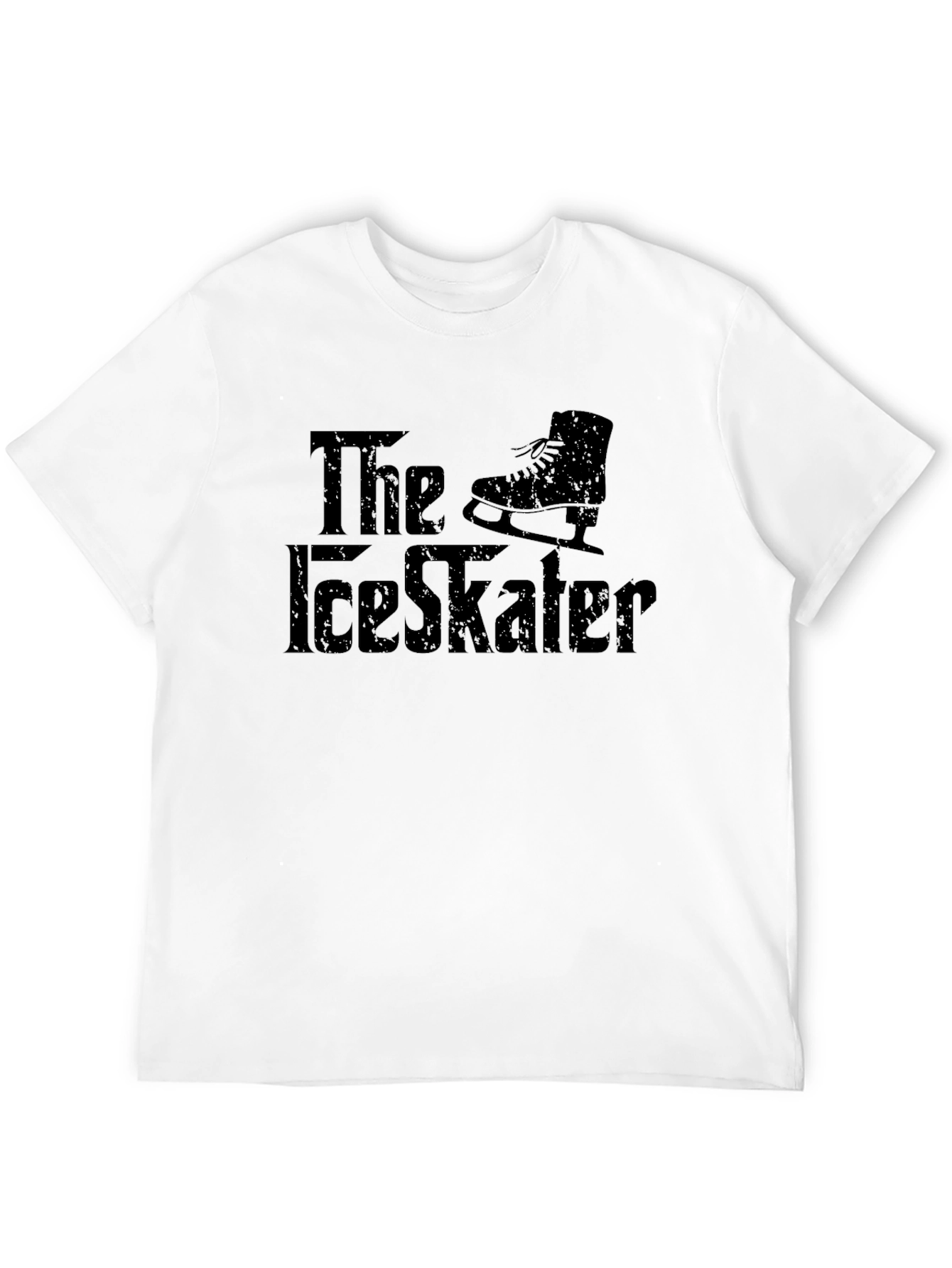 The Ice Skater Black Graphic Tee