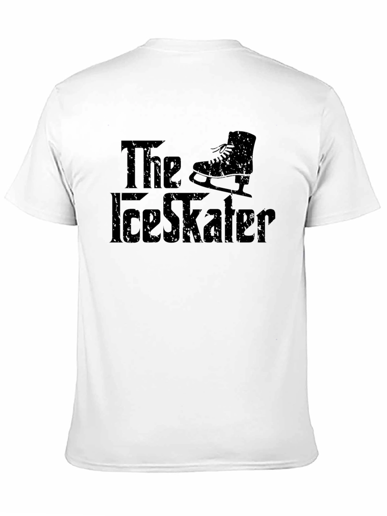 The Ice Skater Black Graphic Tee