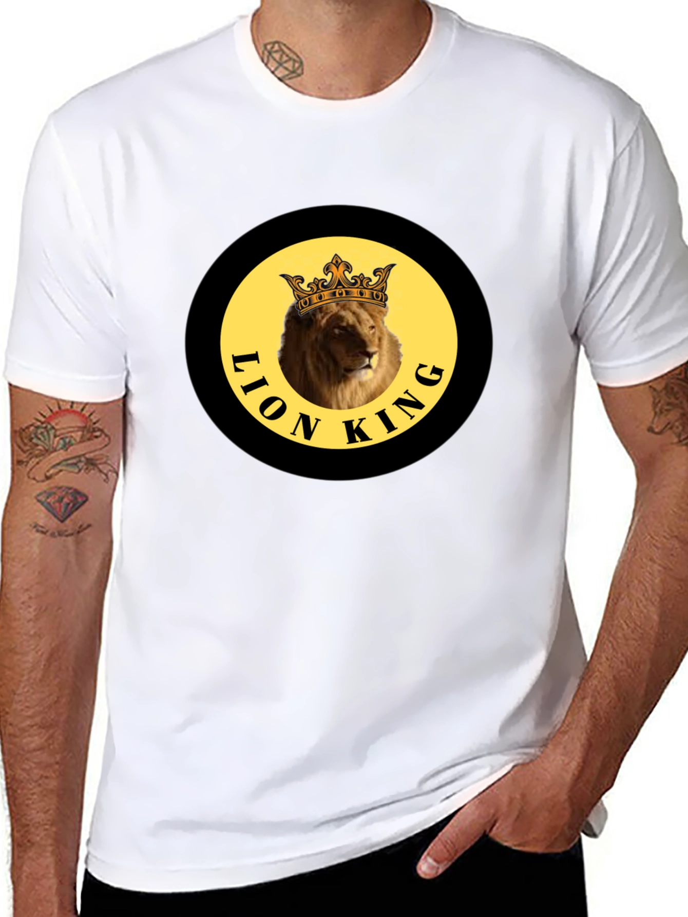 Lion King Graphic Tee - Black