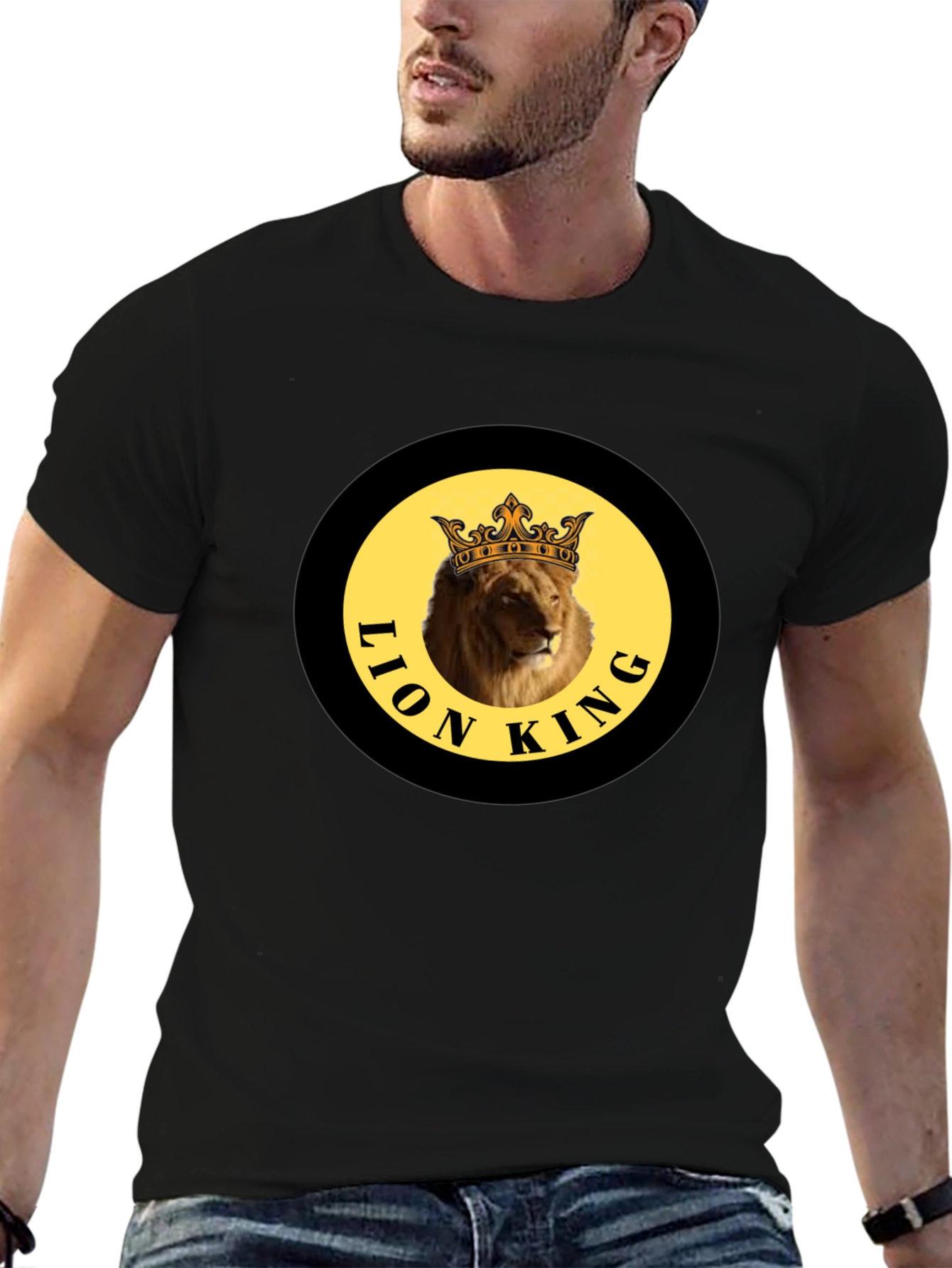 Lion King Graphic Tee - Black