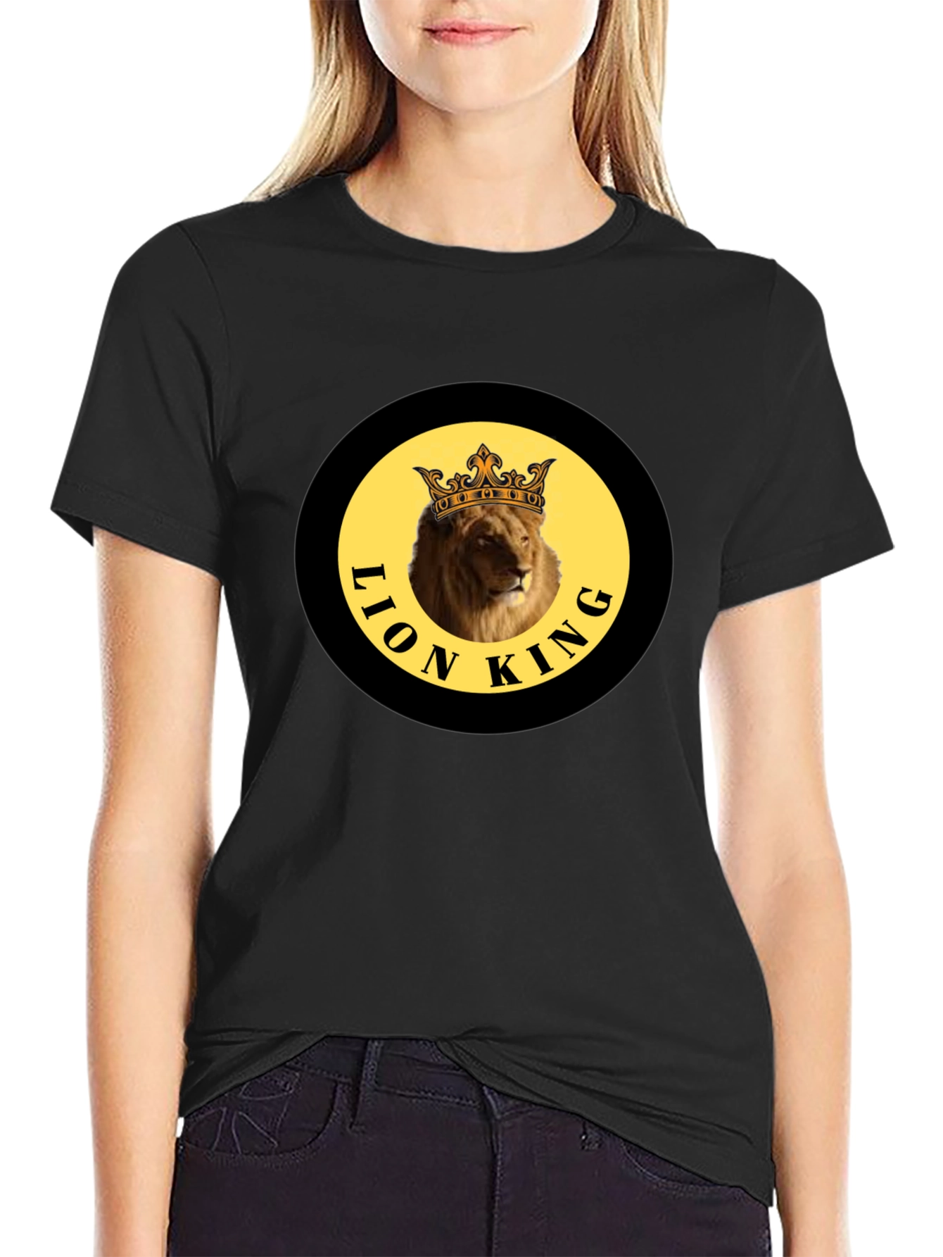 Lion King Graphic Tee - Black