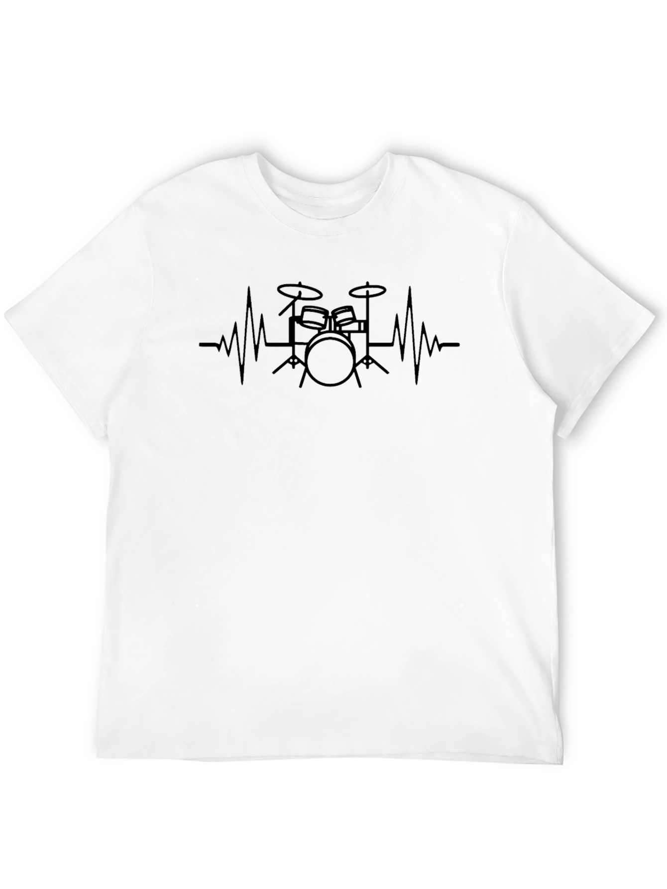 Drumbeat Rhythm Black T-Shirt