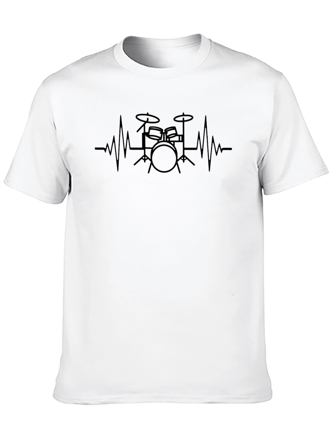 Drumbeat Rhythm Black T-Shirt