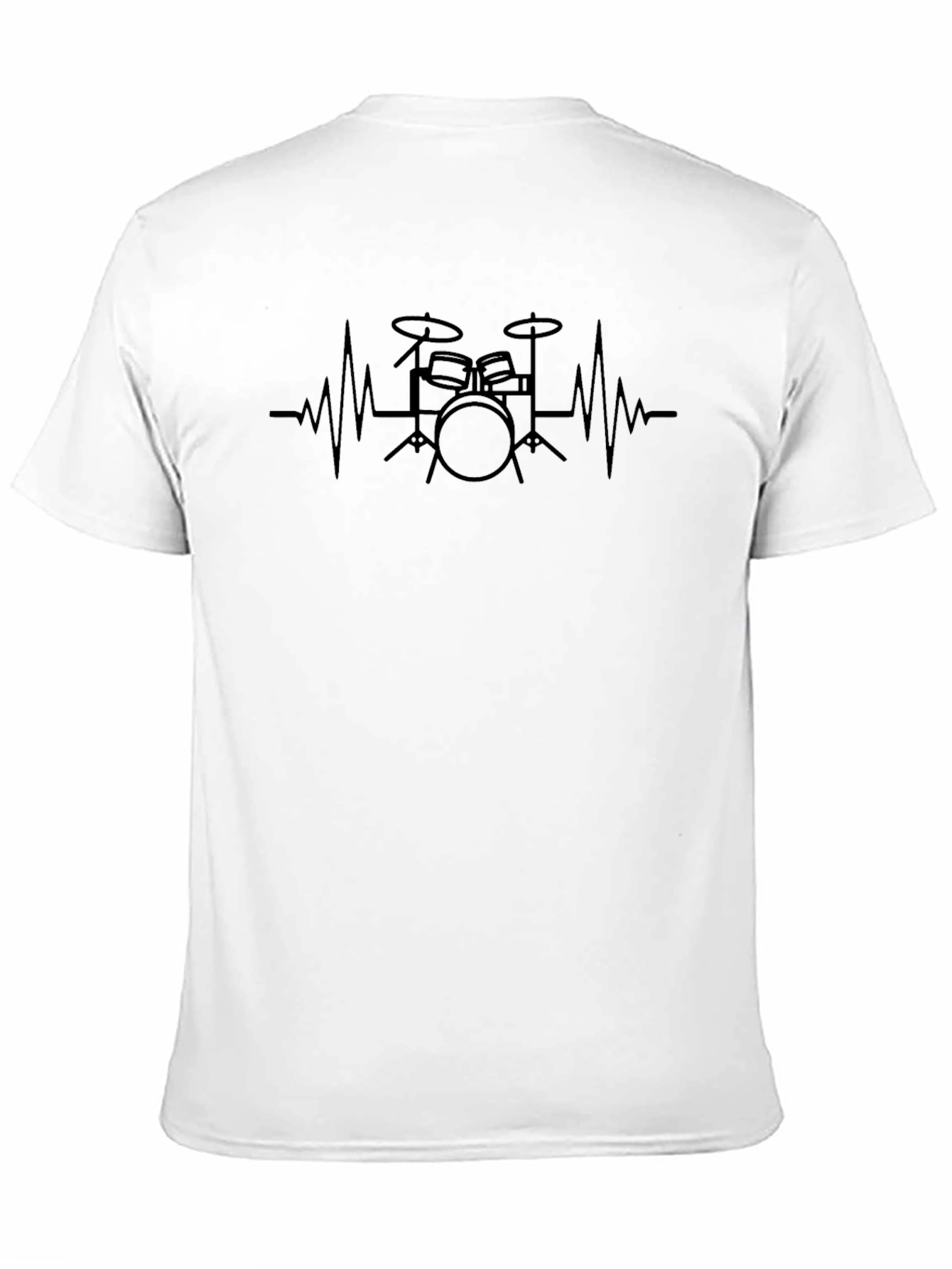 Drumbeat Rhythm Black T-Shirt
