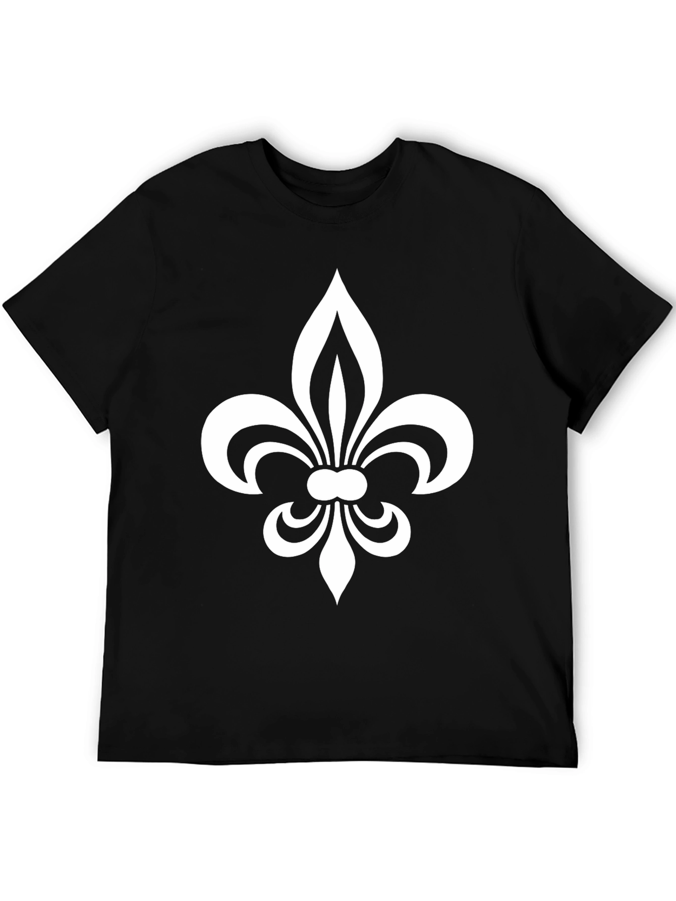 Fleur-de-Lis Black T-Shirt Graphic Tee