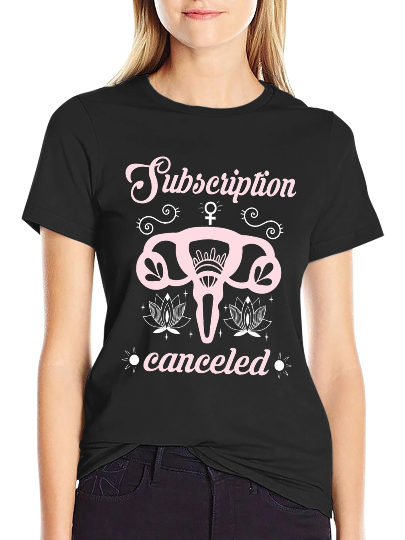 Subscription Canceled Uterus Graphic T-Shirt