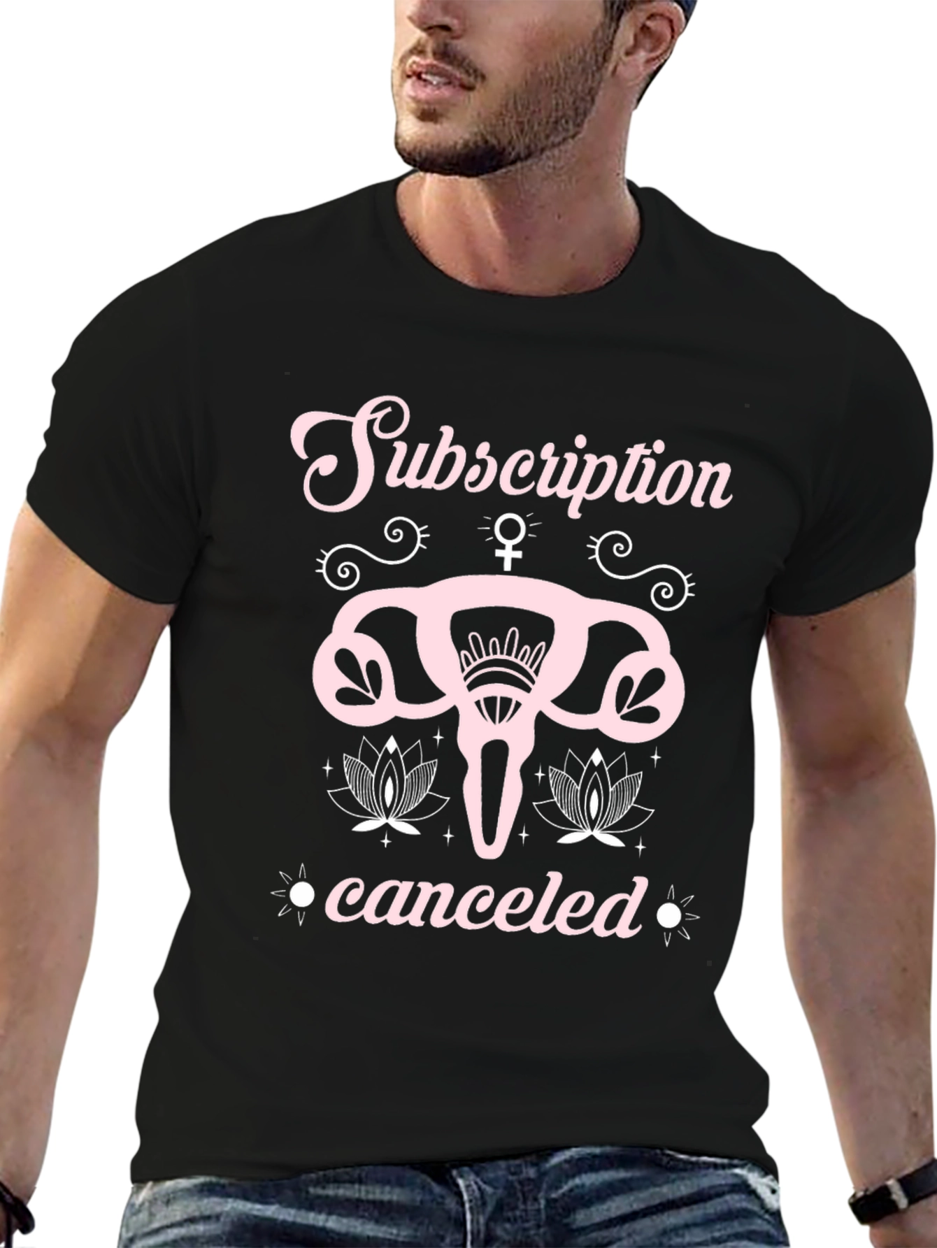 Subscription Canceled Uterus Graphic T-Shirt