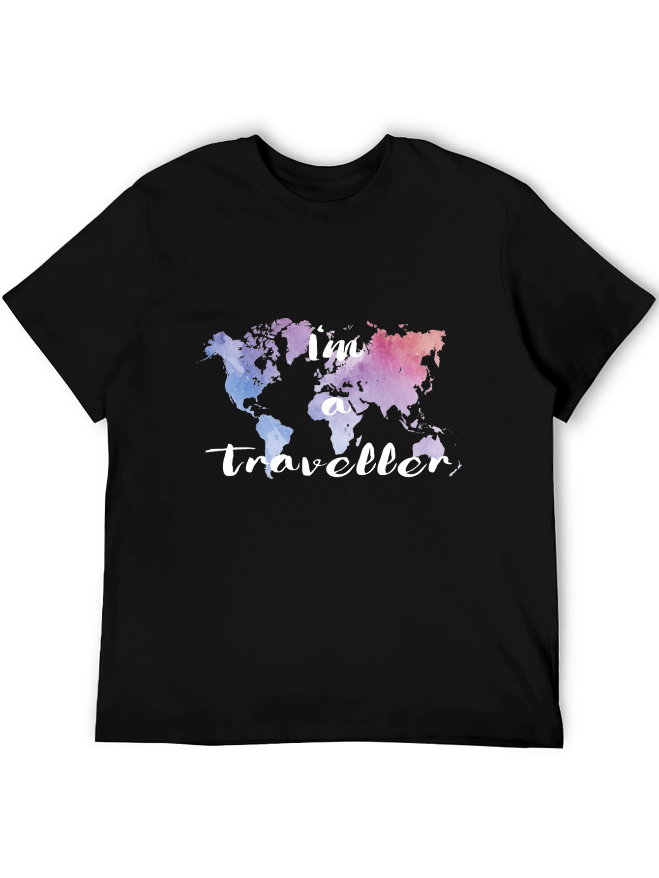 Traveler World Map Graphic Tee