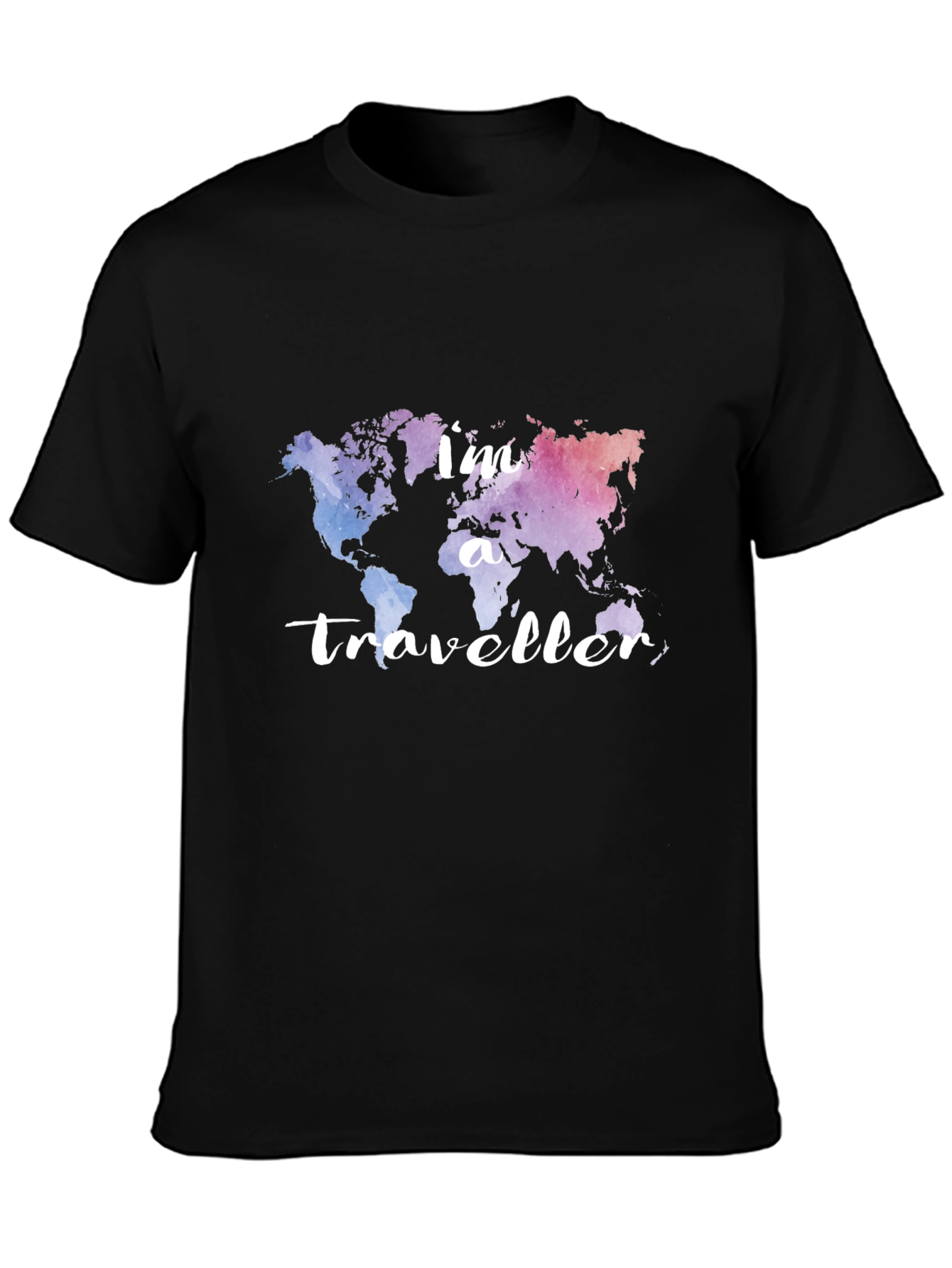 Traveler World Map Graphic Tee