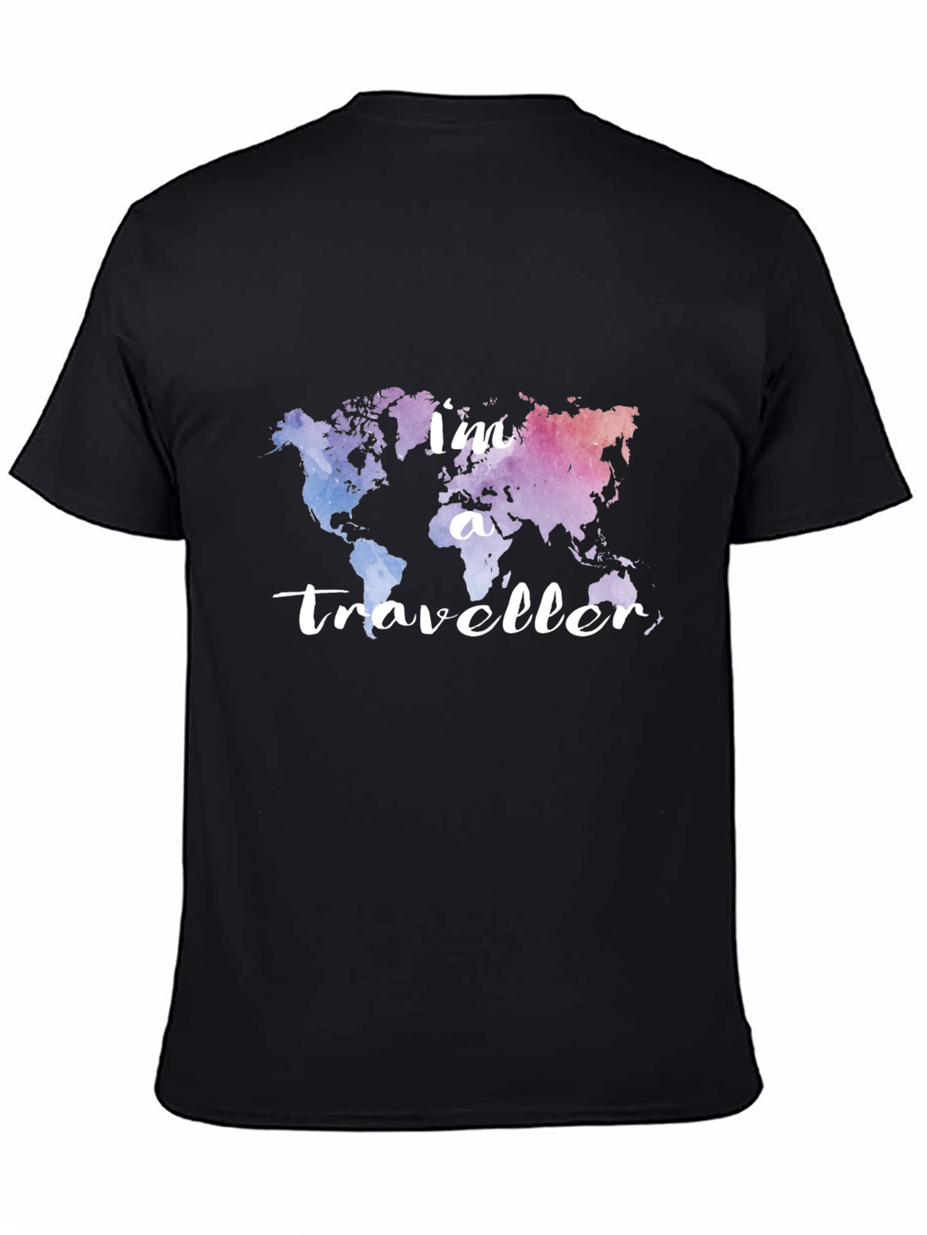 Traveler World Map Graphic Tee