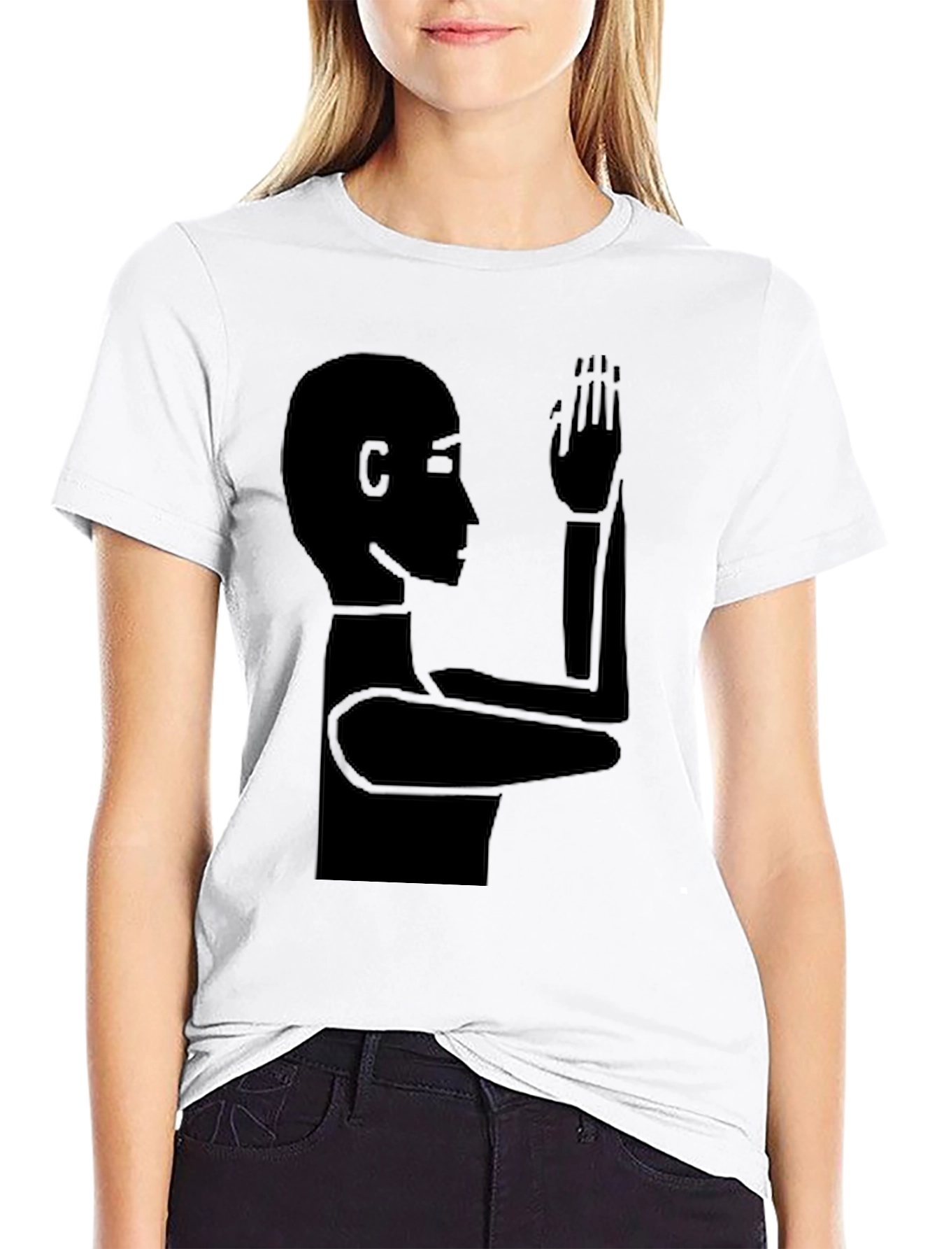 Minimalist Silhouette T-Shirt - Modern Graphic Tee