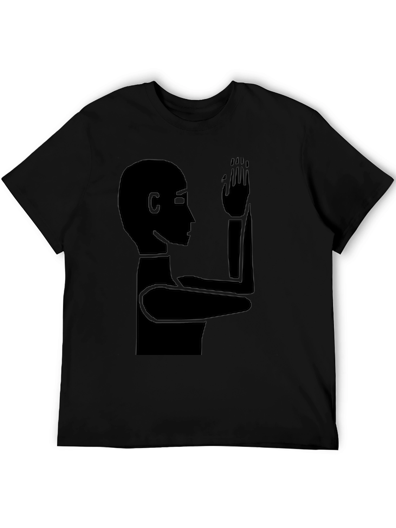 Minimalist Silhouette T-Shirt - Modern Graphic Tee