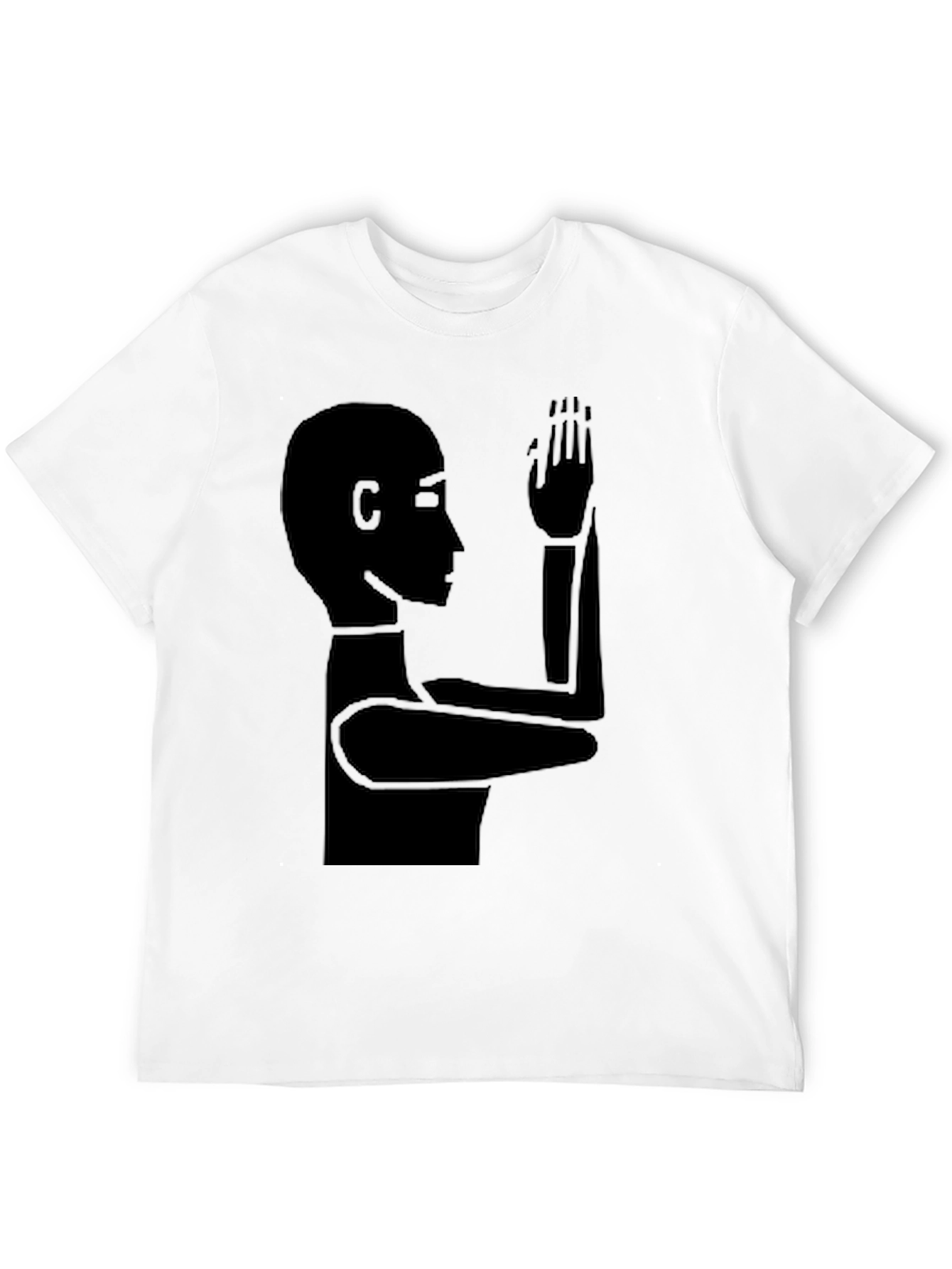 Minimalist Silhouette T-Shirt - Modern Graphic Tee