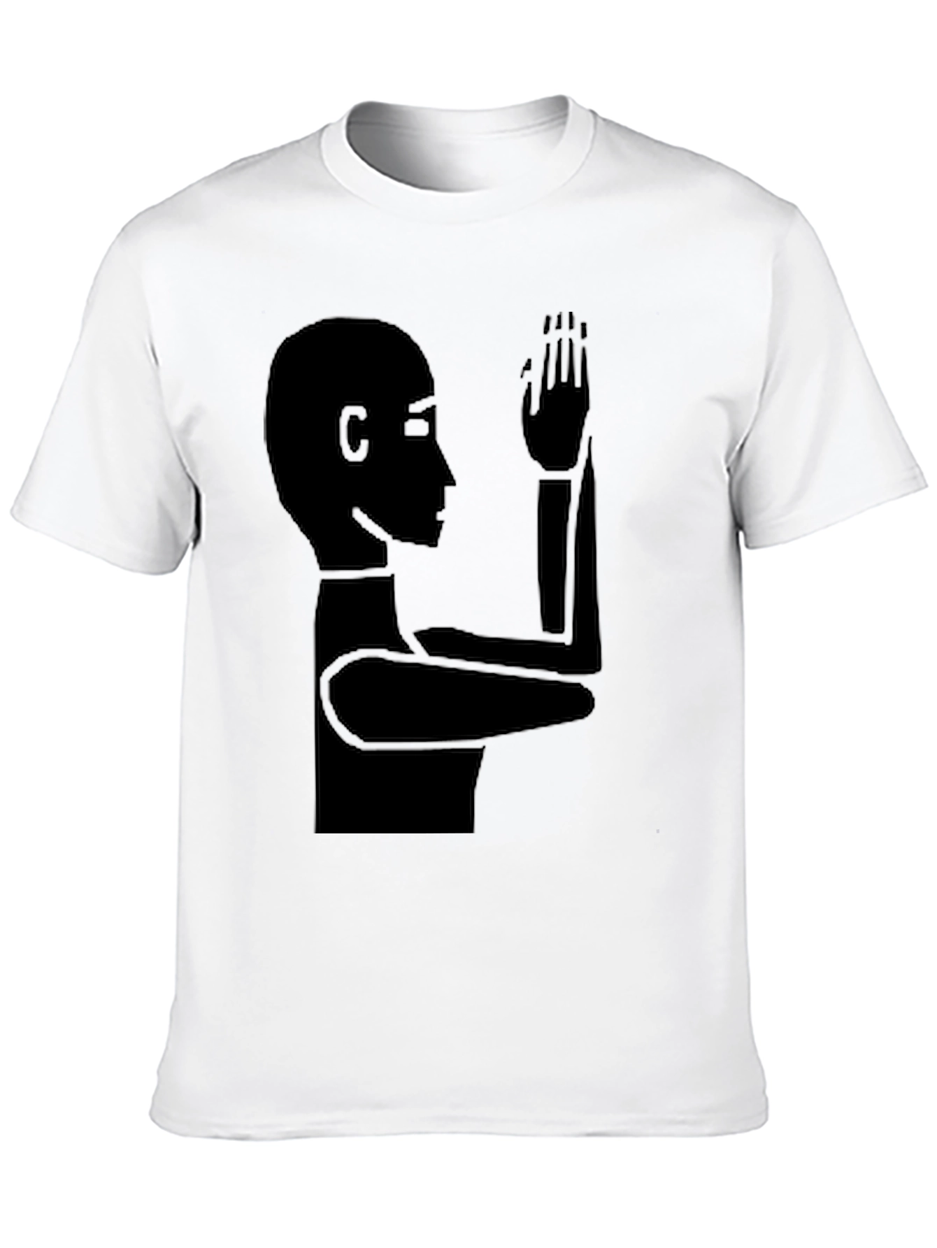 Minimalist Silhouette T-Shirt - Modern Graphic Tee