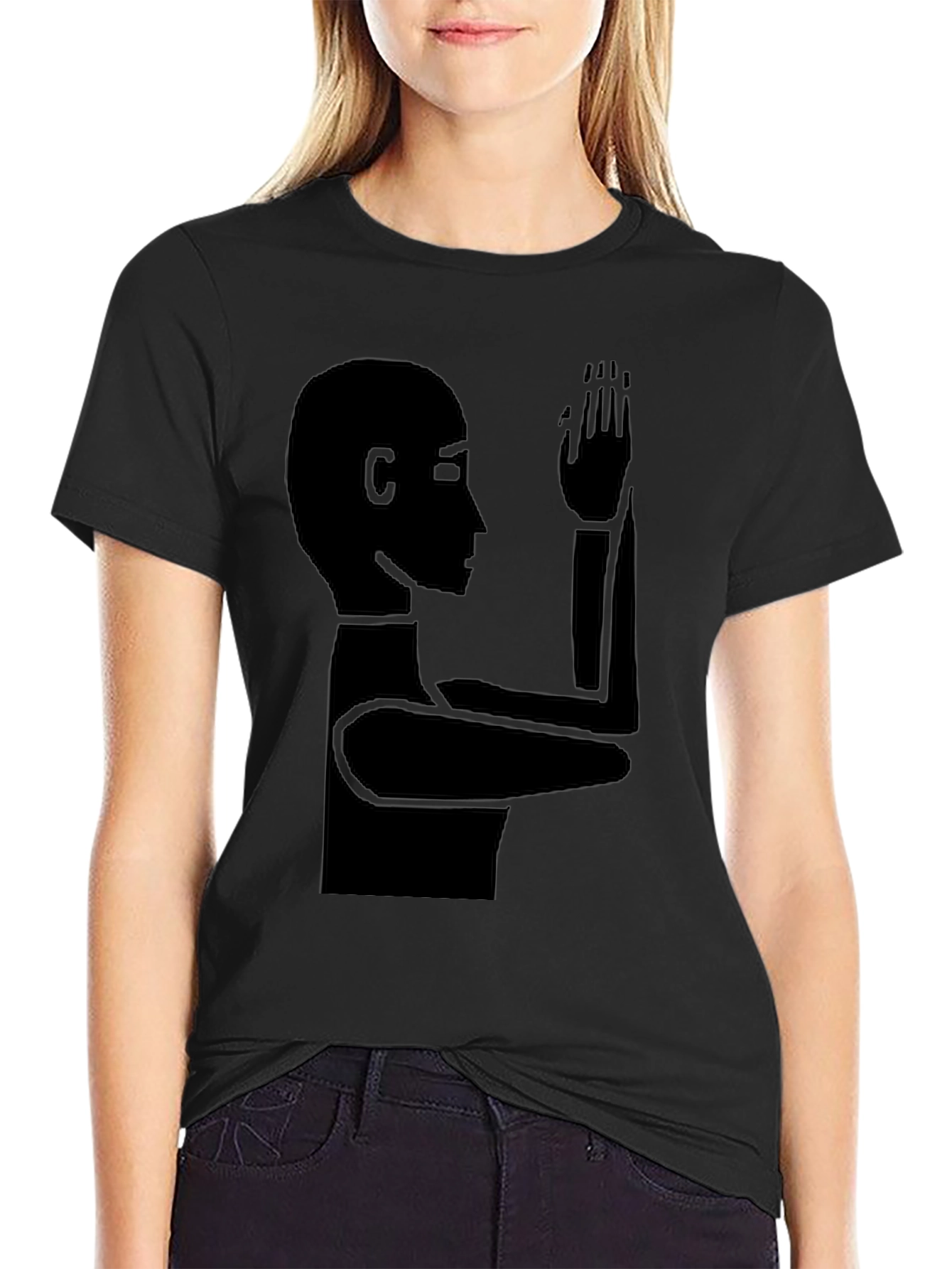 Minimalist Silhouette T-Shirt - Modern Graphic Tee