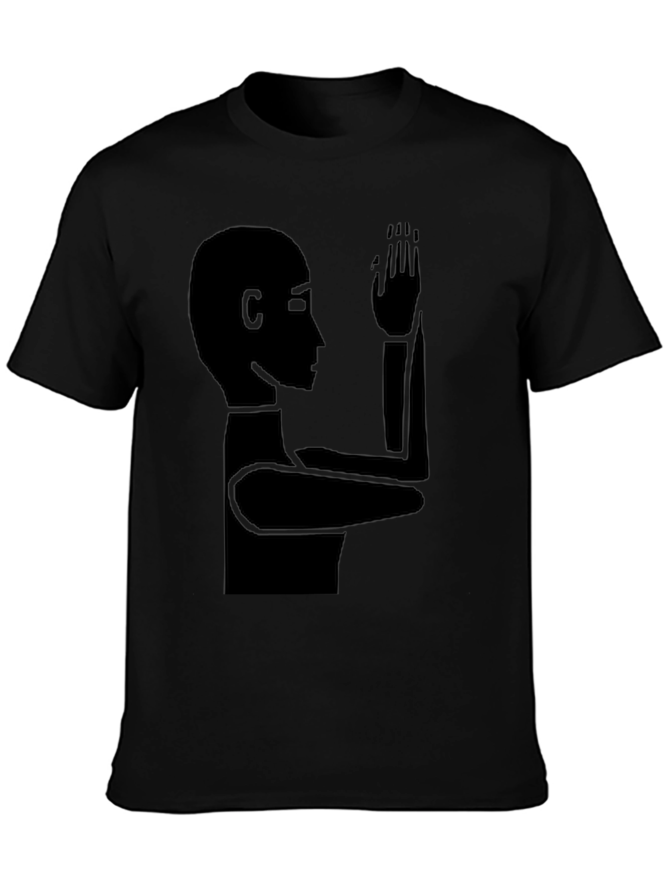 Minimalist Silhouette T-Shirt - Modern Graphic Tee
