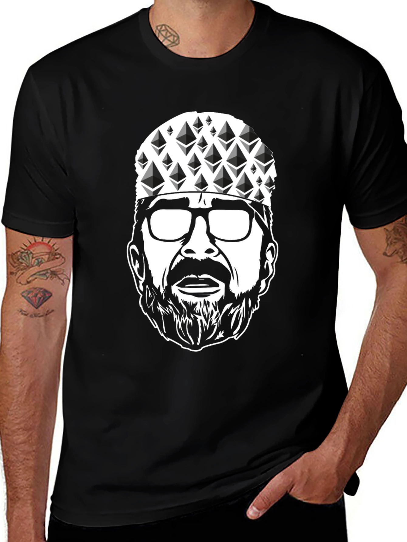 Ethereum Crypto Geek T-Shirt - Black