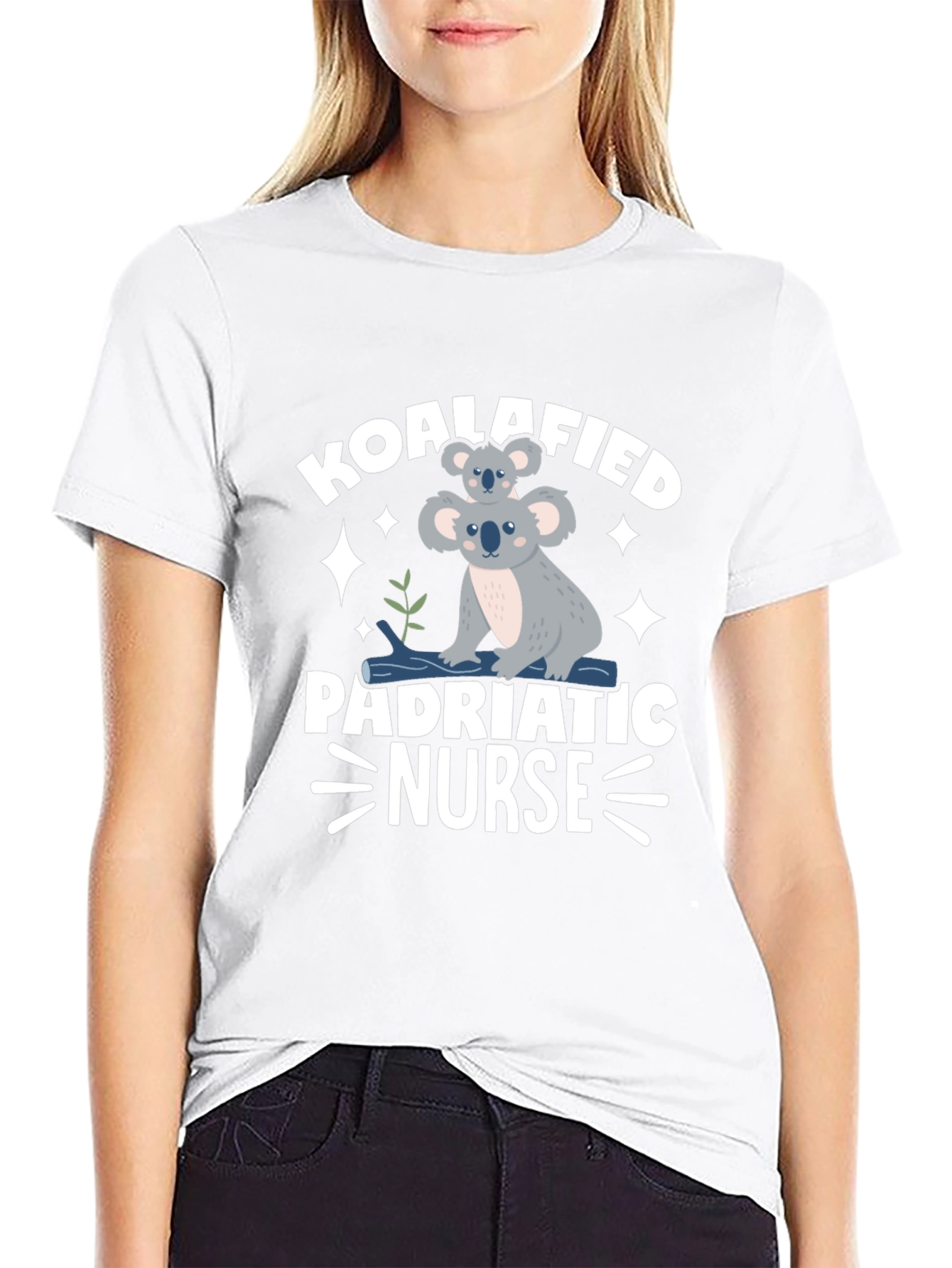 Koalafied Pediatric Nurse Black T-Shirt