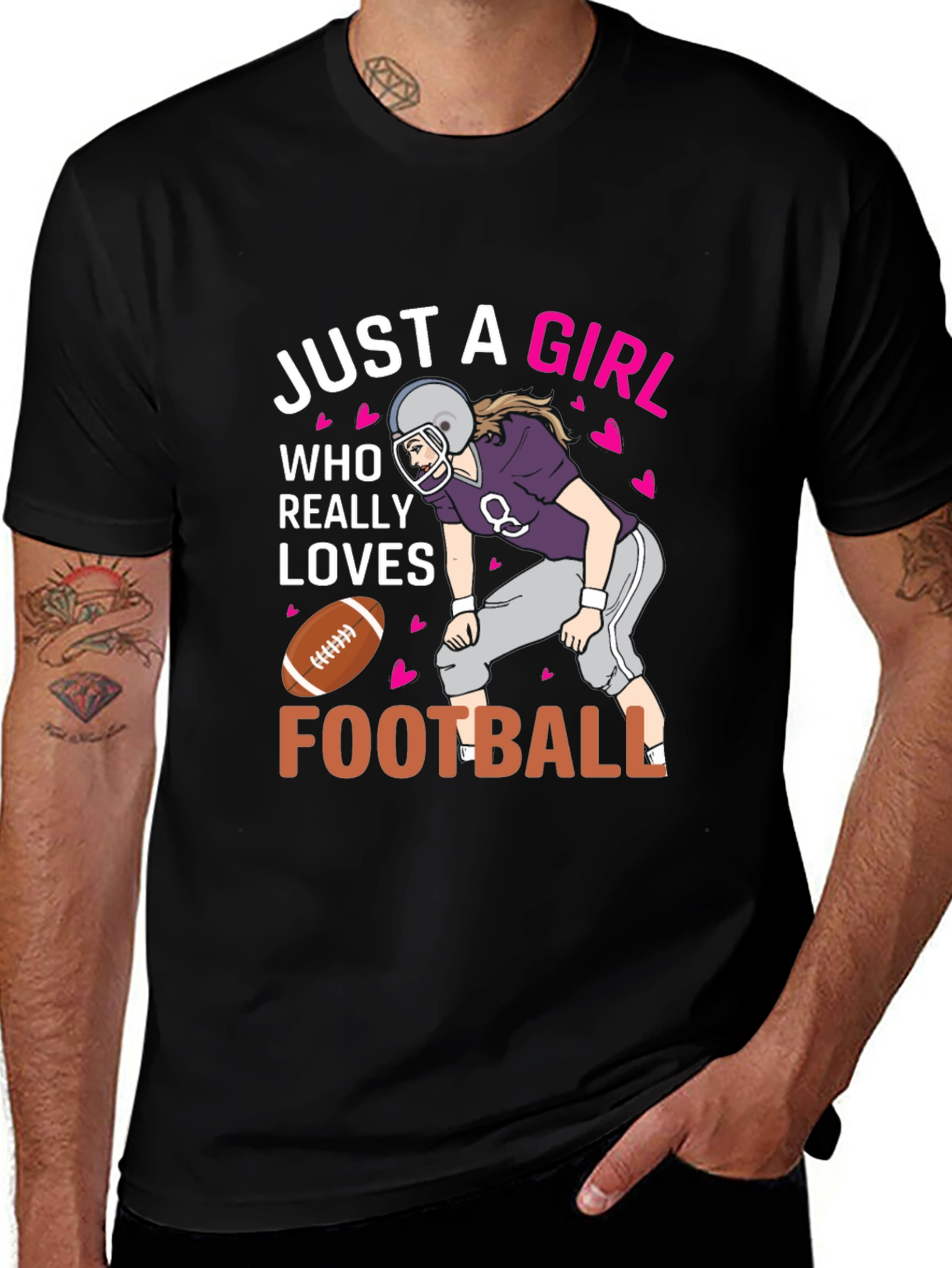 Football Girl T-Shirt