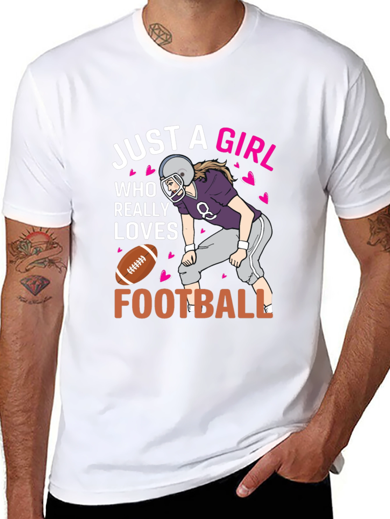 Football Girl T-Shirt