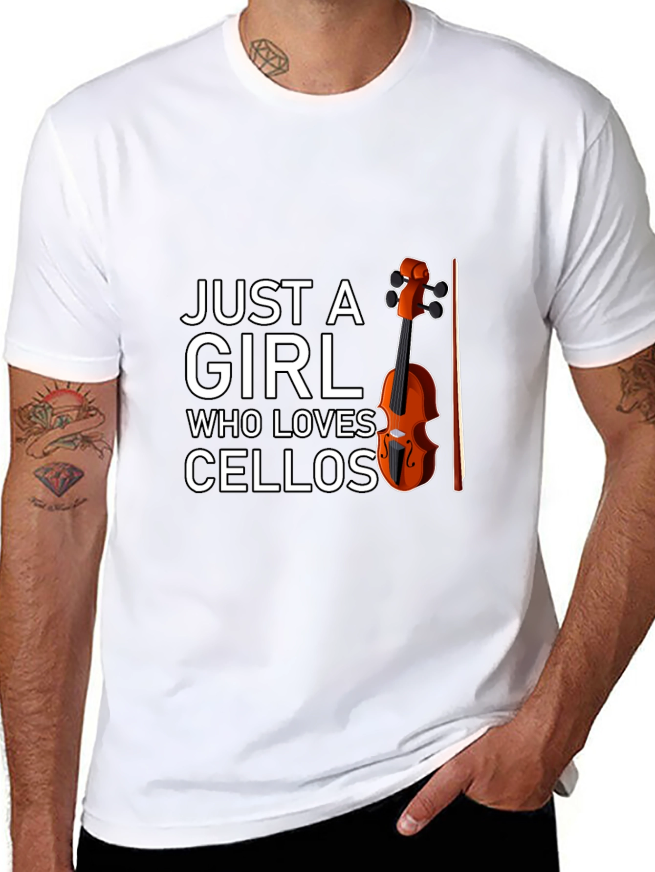 Just A Girl Who Loves Cellos T-Shirt