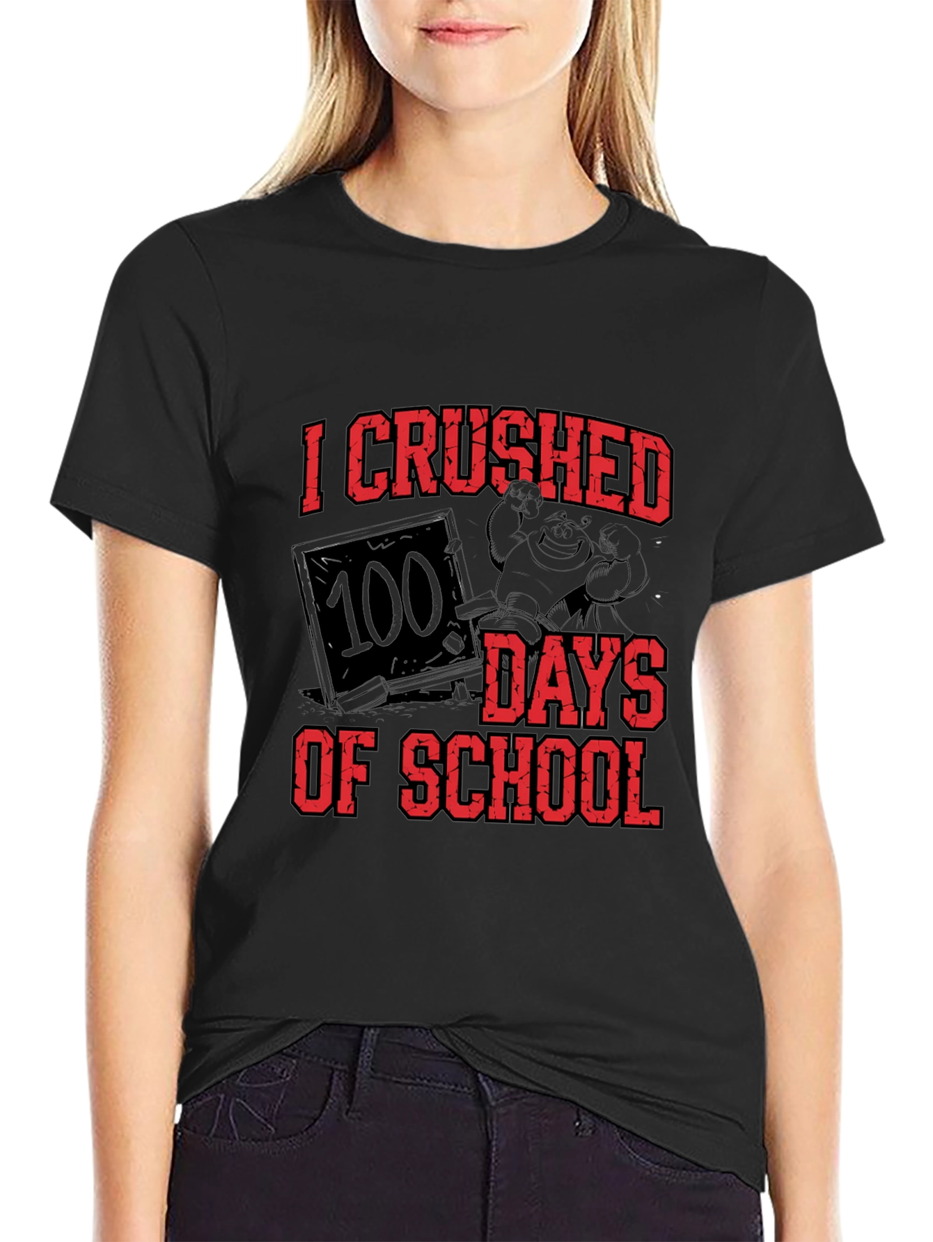 I Crushed 100 Days of School T-Shirt