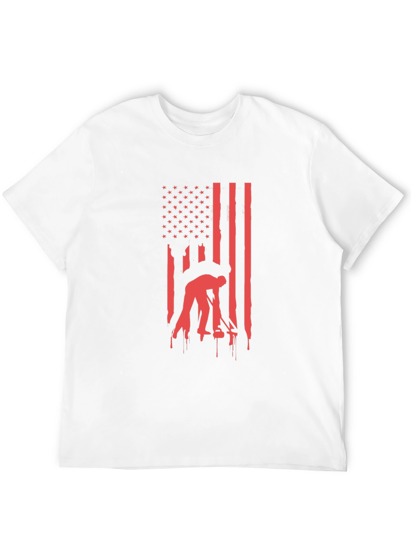 American Flag Welder T-Shirt - Patriotic Welding Tee