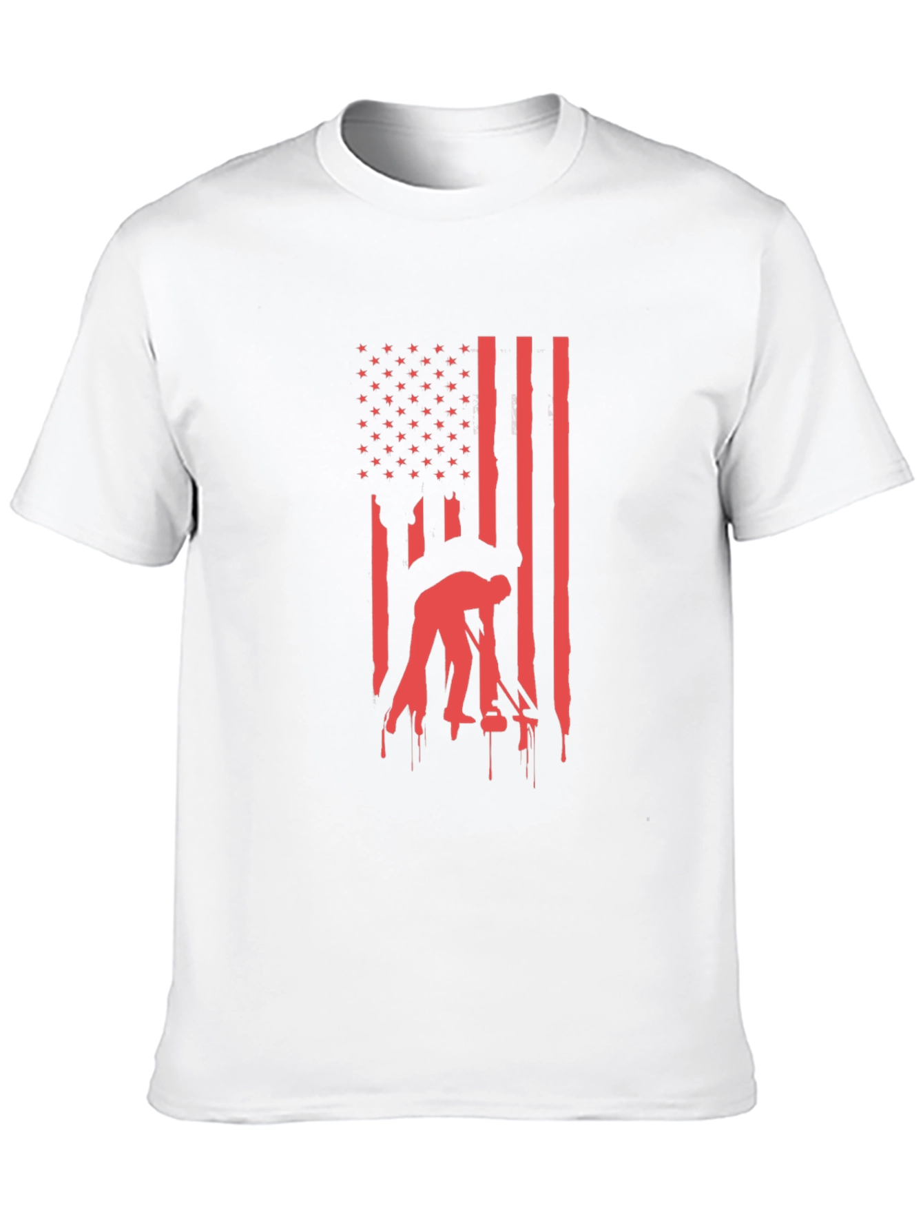 American Flag Welder T-Shirt - Patriotic Welding Tee