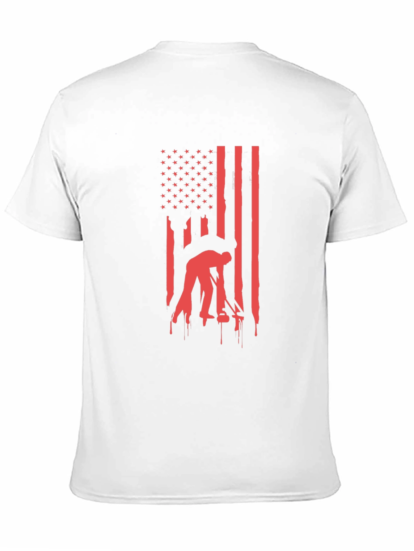 American Flag Welder T-Shirt - Patriotic Welding Tee
