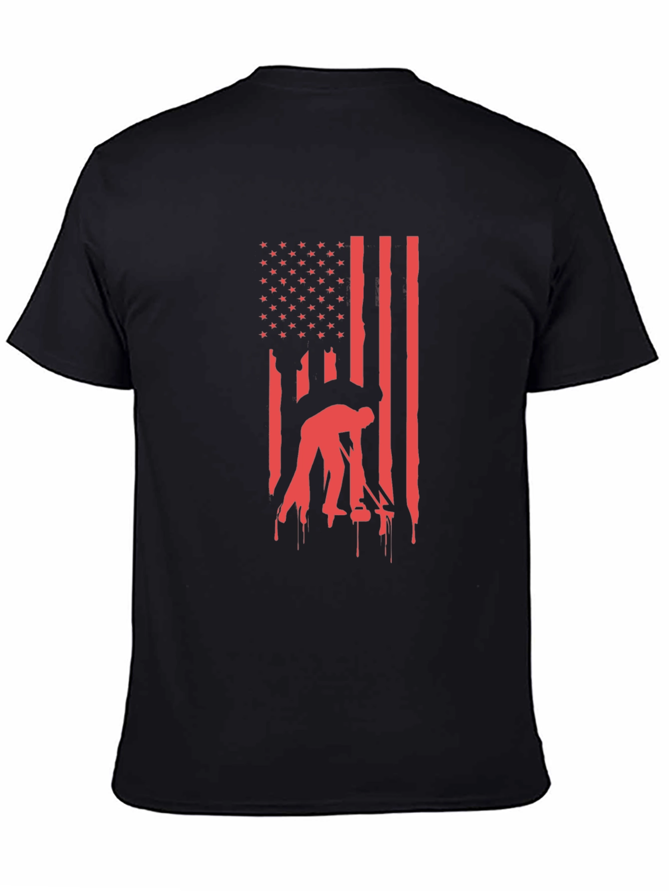 American Flag Welder T-Shirt - Patriotic Welding Tee
