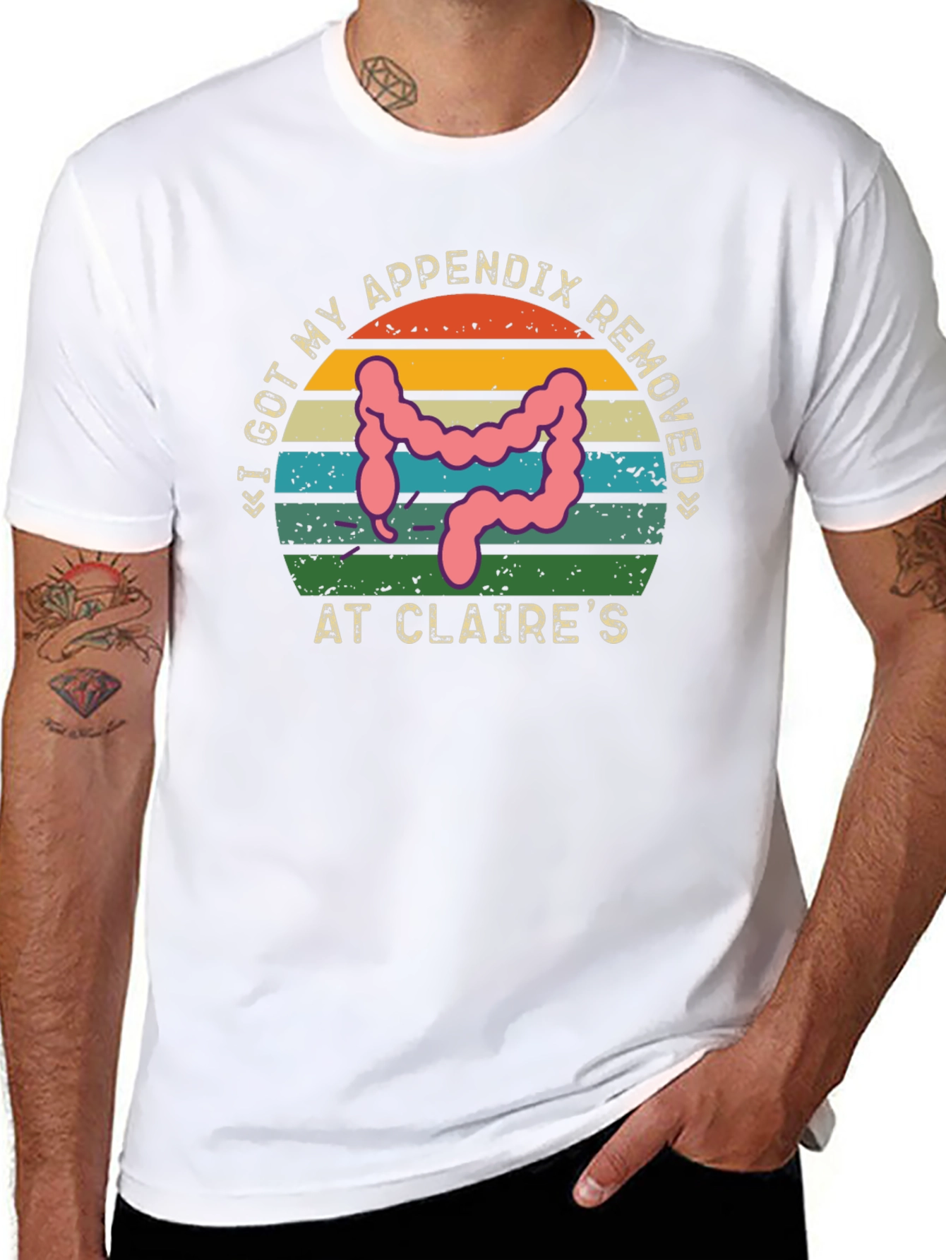 Funny Appendix Removed Tee - Claires Surgery Humor