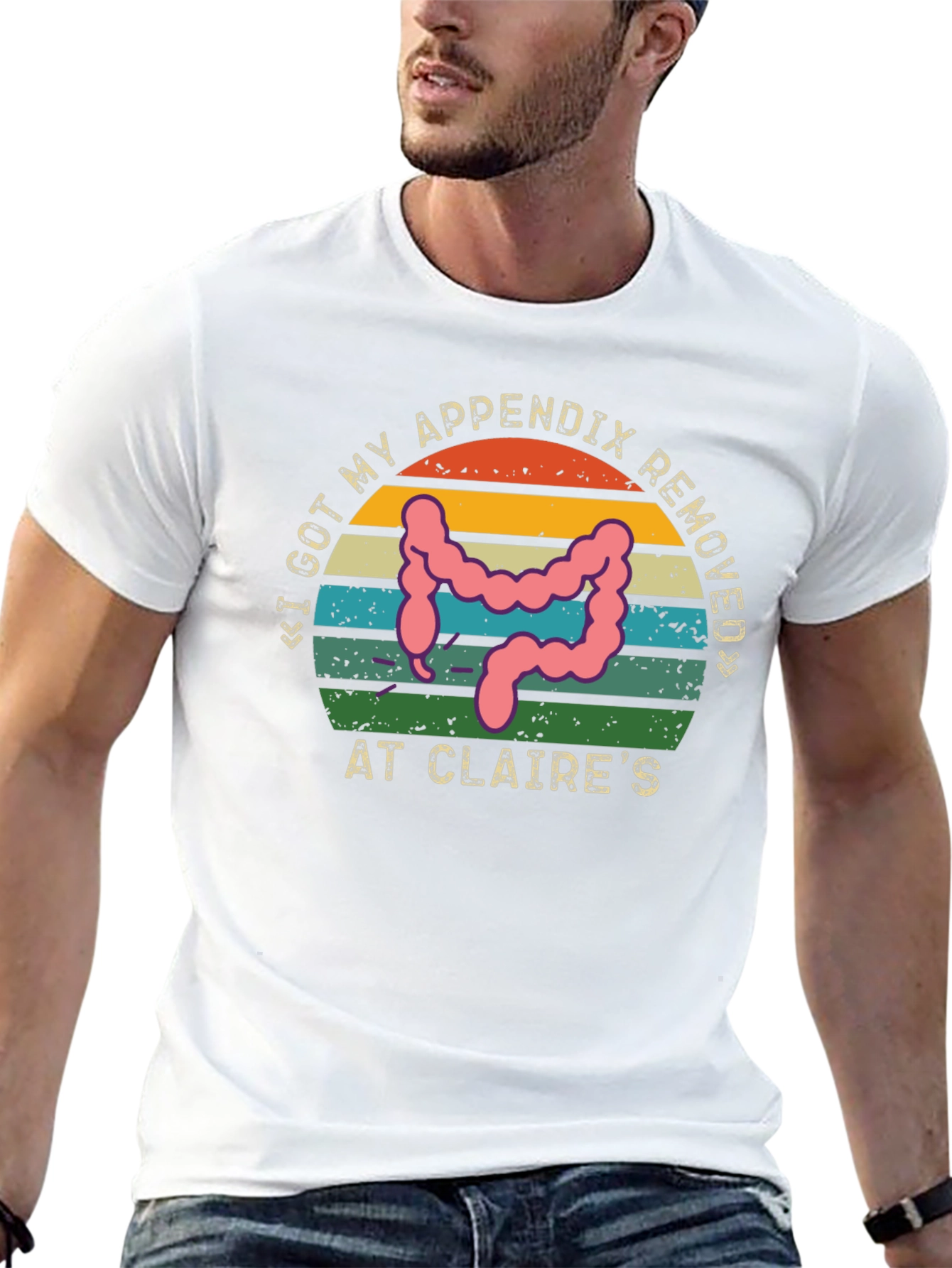 Funny Appendix Removed Tee - Claires Surgery Humor