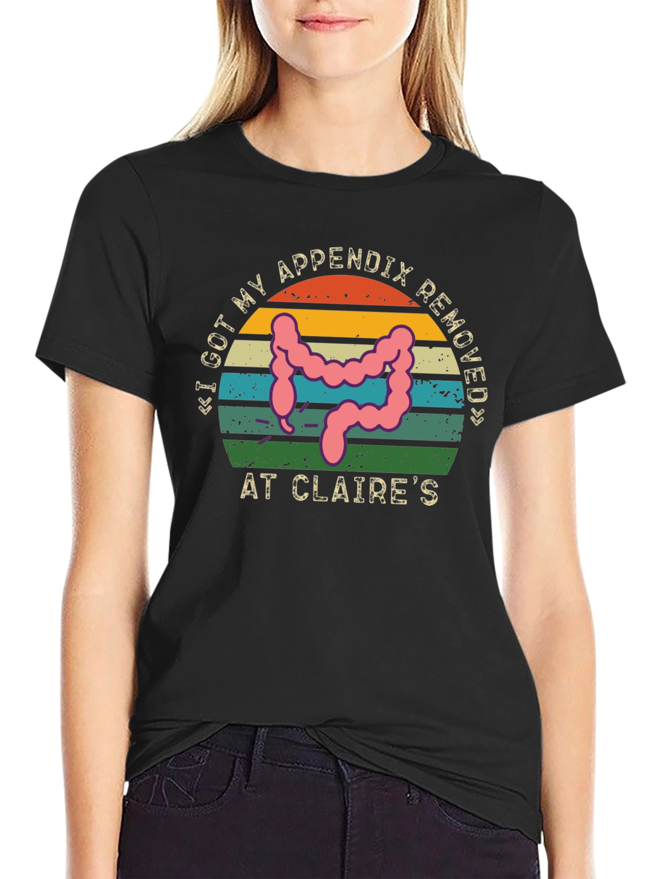 Funny Appendix Removed Tee - Claires Surgery Humor
