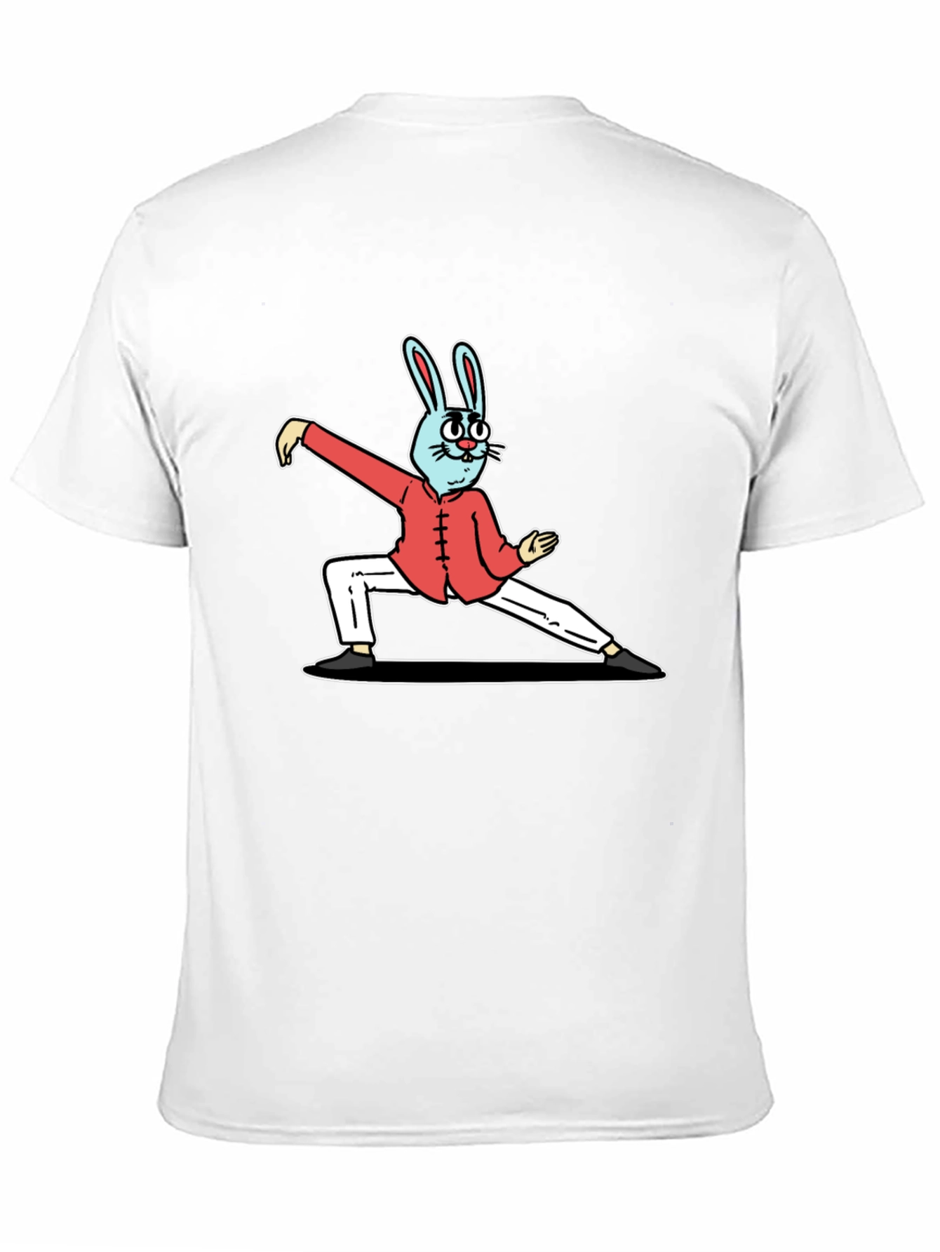 Kung Fu Rabbit Black T-Shirt