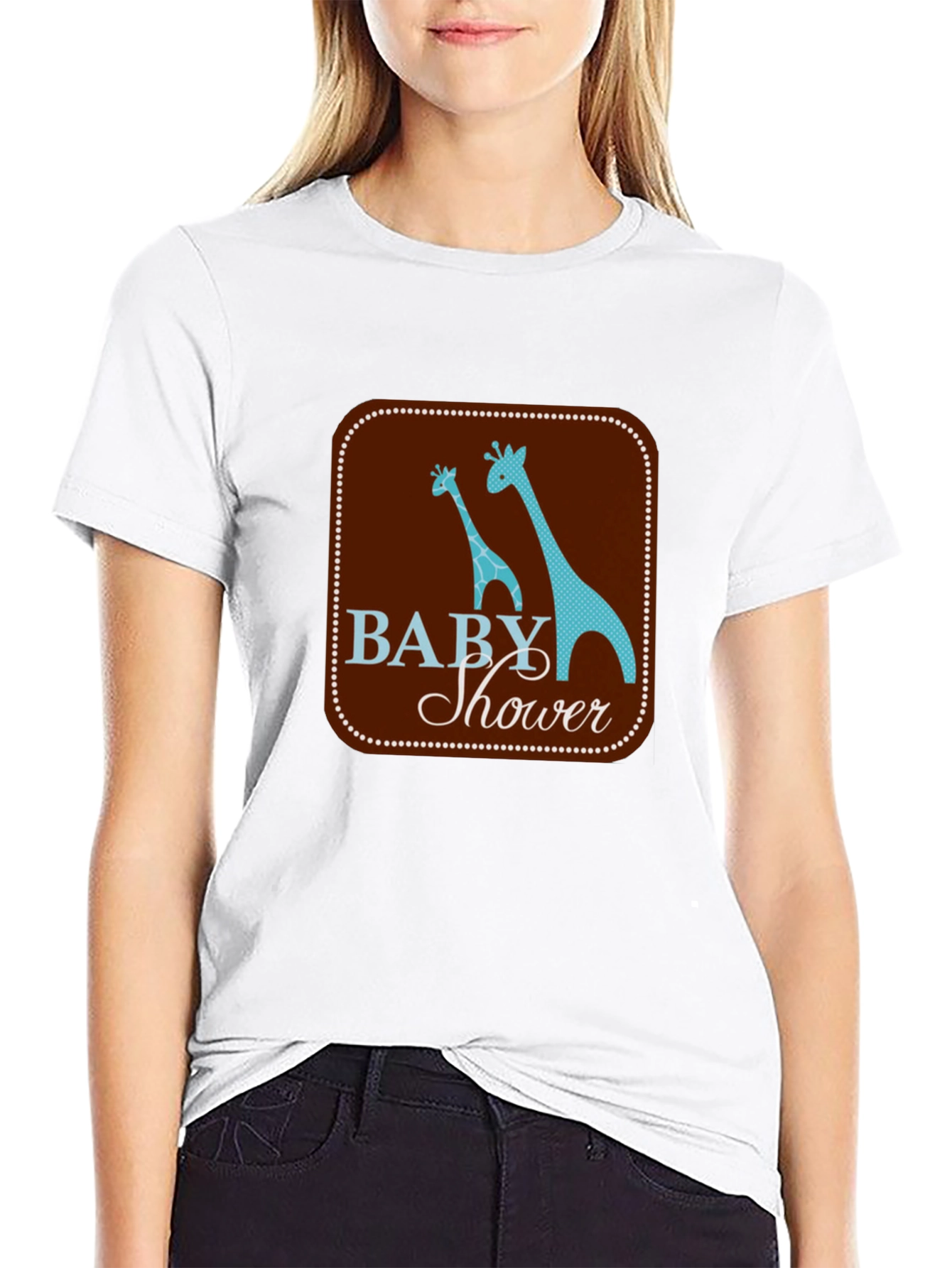 Baby Shower Giraffe T-Shirt