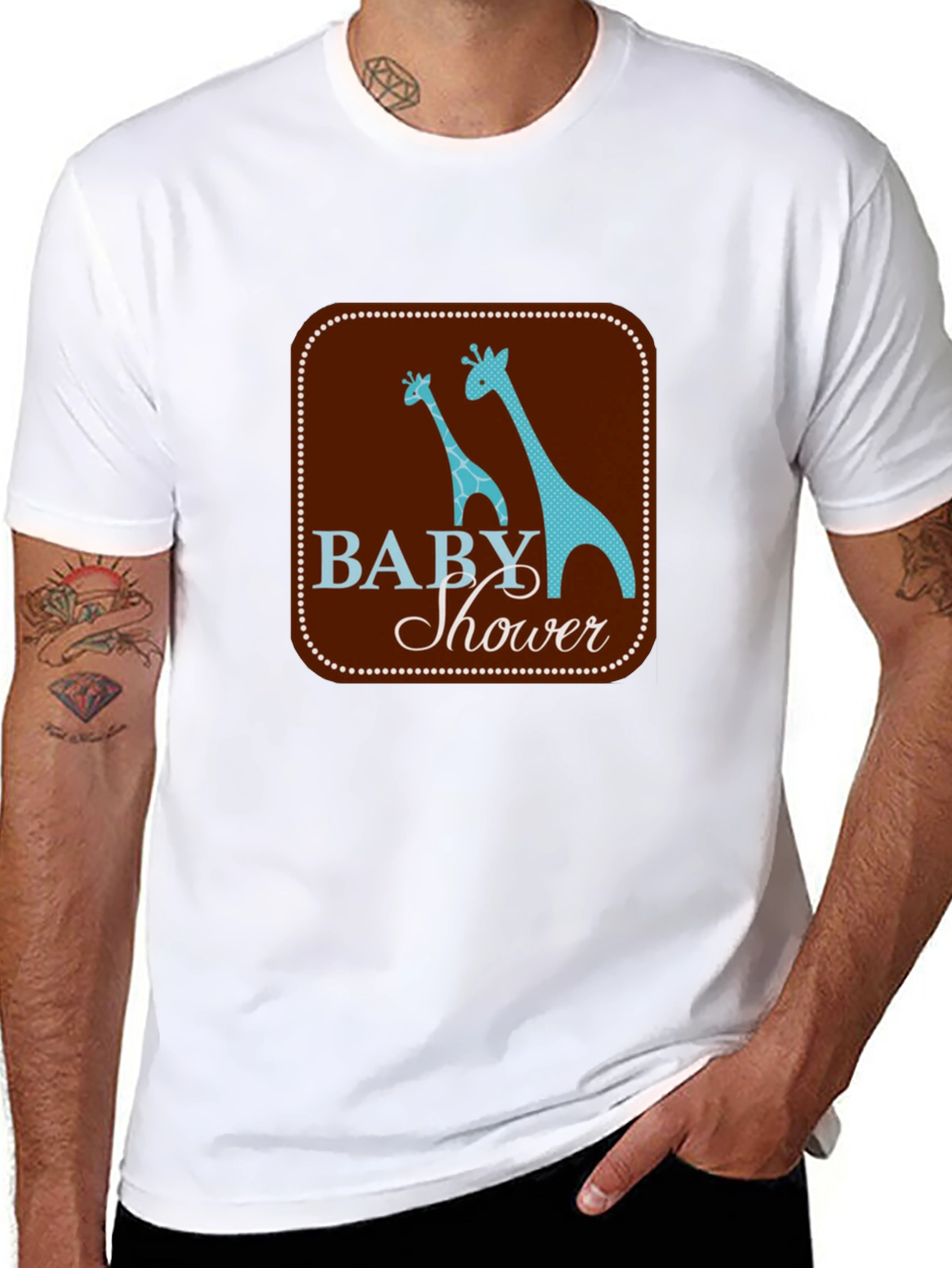Baby Shower Giraffe T-Shirt