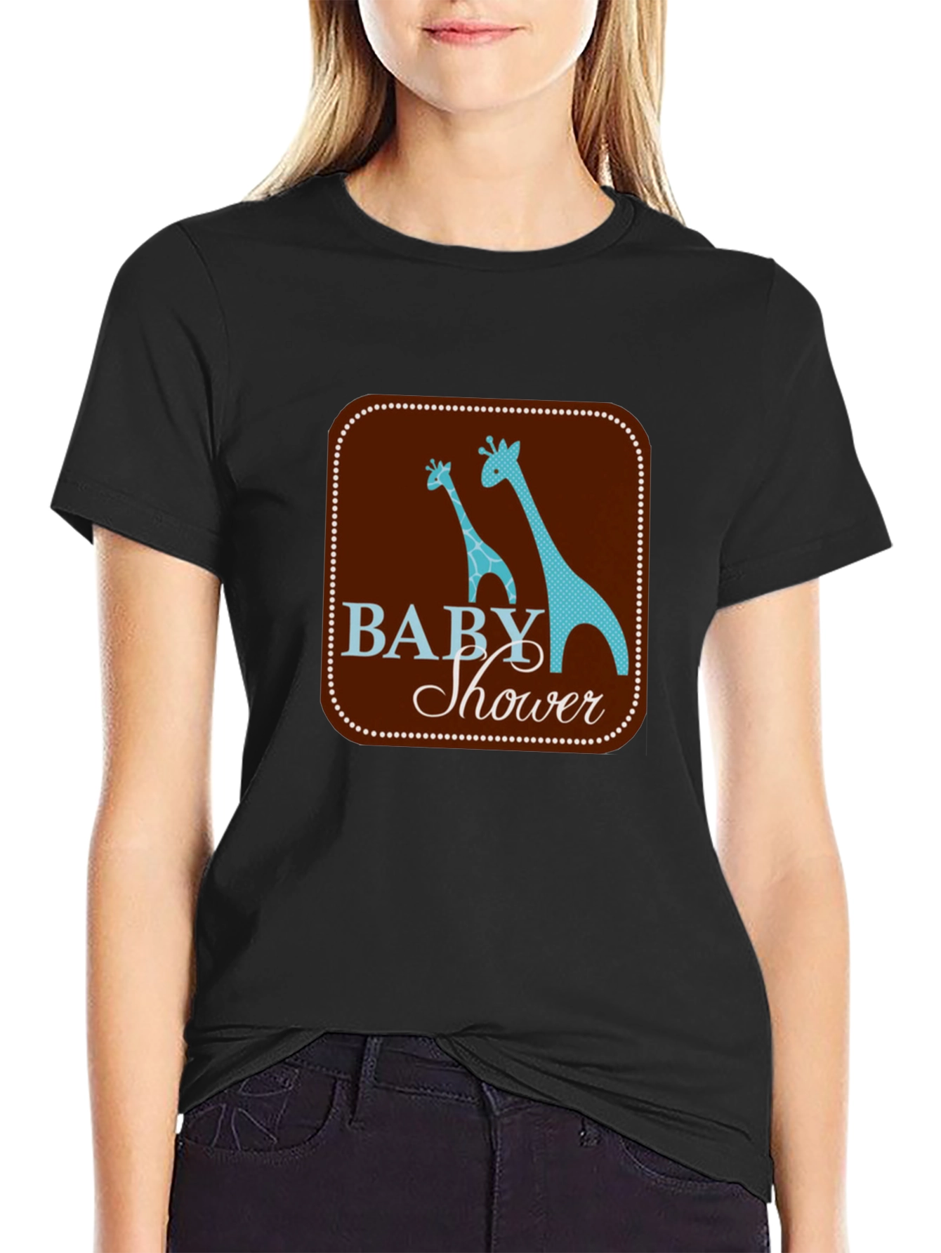 Baby Shower Giraffe T-Shirt