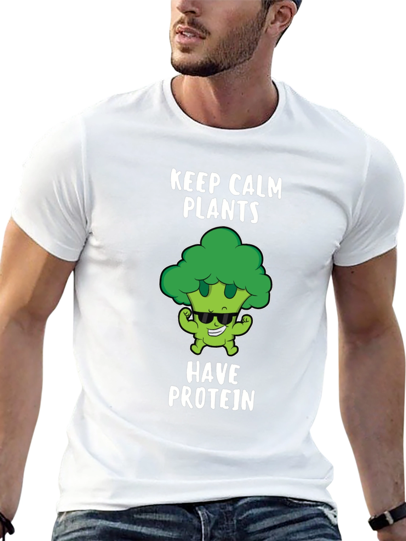 Keep Calm Plants Have Protein T-Shirt