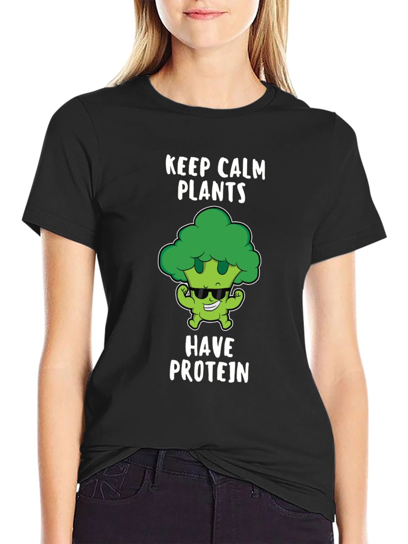 Keep Calm Plants Have Protein T-Shirt
